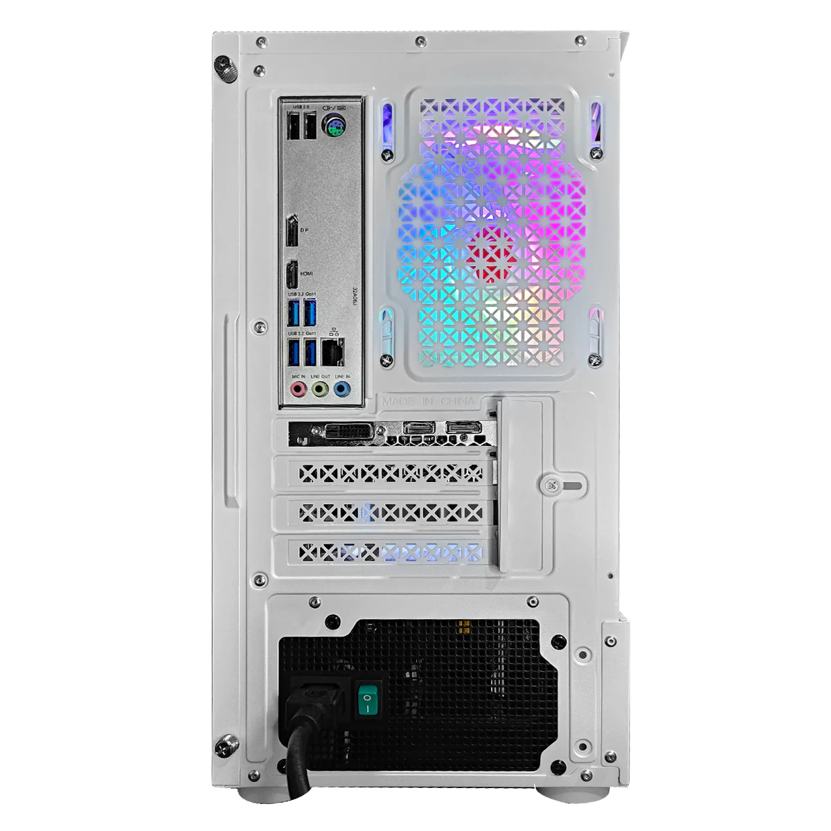 Alpha Reyna White Desktop Gaming PC | Intel i5 12400F | 16 GB RAM | 512 GB SSD | RTX 3050 | Windows 11 Pro - Image 7