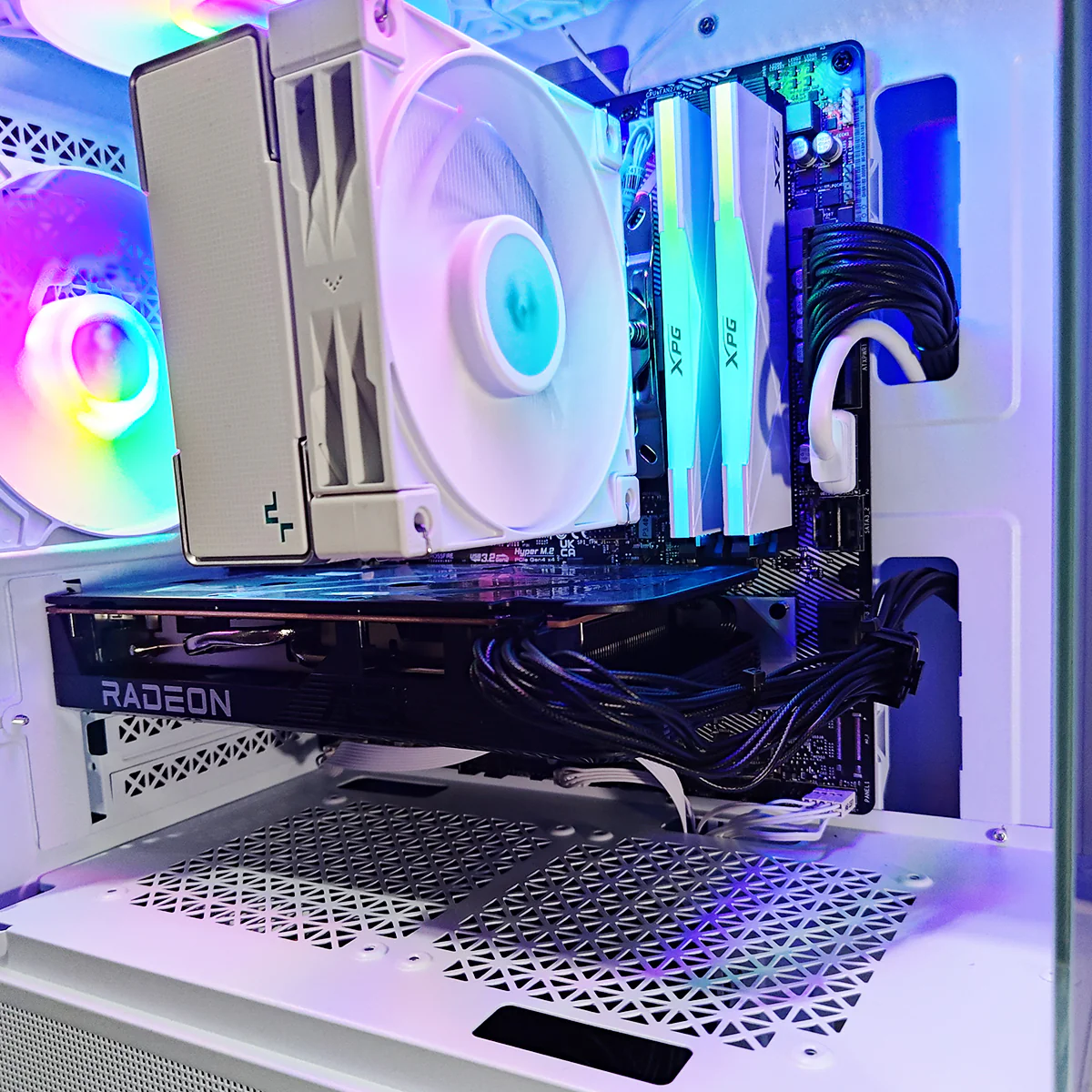 Alpha Reyna White V.2 Desktop Gaming PC | AMD Ryzen 5 5500 | 16GB RAM | 512GB SSD | RX 6600 | Windows 11 Pro - Image 4