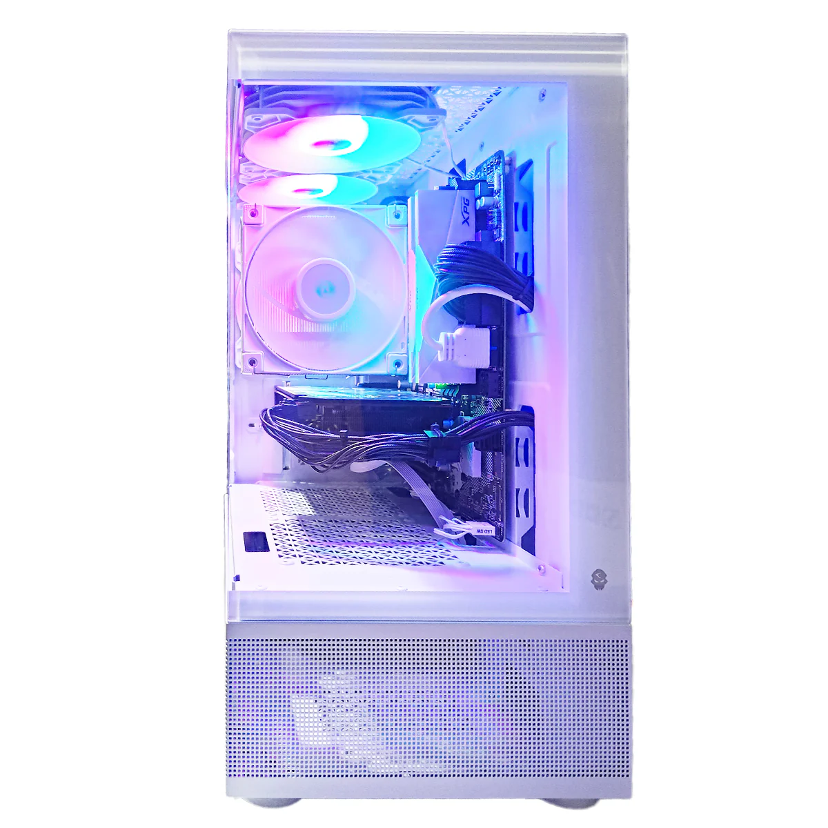 Alpha Reyna White V.2 Desktop Gaming PC | AMD Ryzen 5 5500 | 16GB RAM | 512GB SSD | RX 6600 | Windows 11 Pro - Image 8
