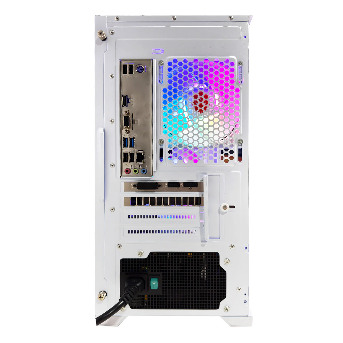 Alpha Ruby White Desktop Gaming PC | AMD Ryzen 5 5500 | 16GB (2x8GB) RAM | 500GB SSD | RTX 3050 | Windows 11 Pro - Image 7