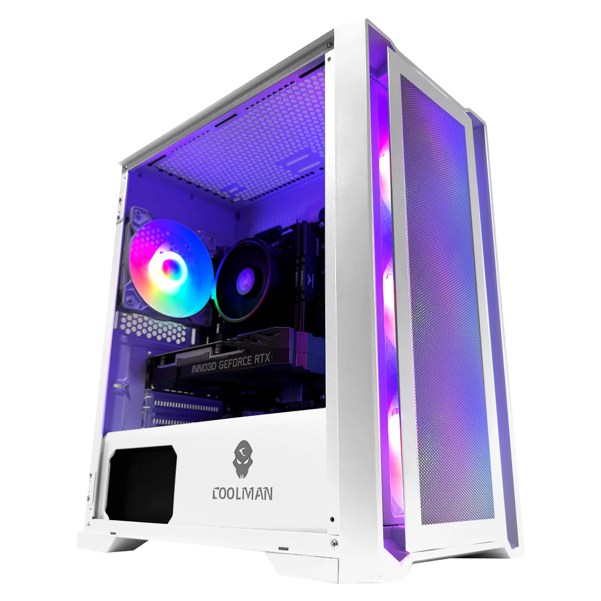 Alpha Ruby White Desktop Gaming PC | AMD Ryzen 5 5500 | 16GB (2x8GB) RAM | 500GB SSD | RTX 3050 | Windows 11 Pro - Image 9