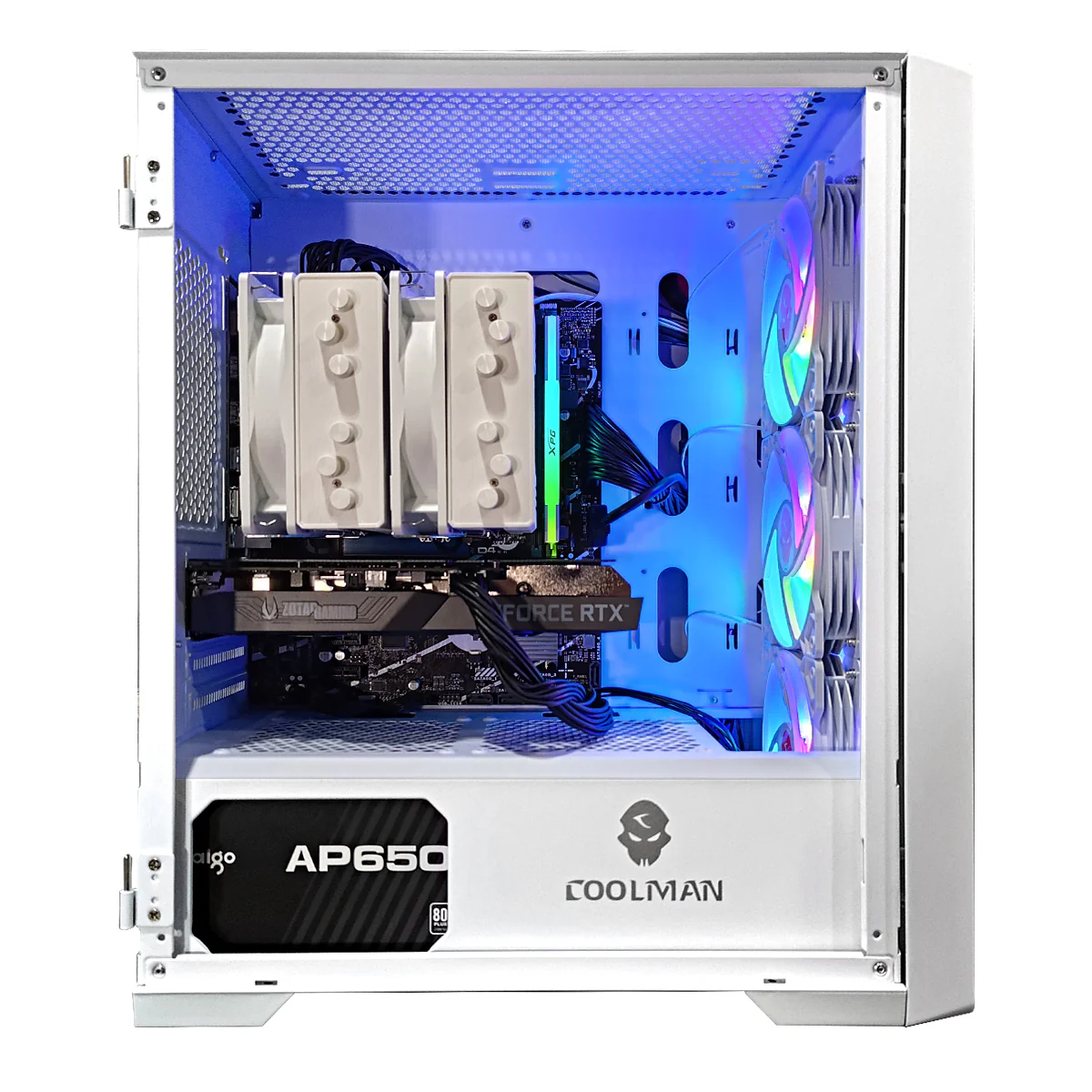 Alpha Ruby White Desktop Gaming PC | Intel i5 12400F | 16 GB RAM | 512 GB SSD | RTX 3060 | Windows 11 Pro - Image 2