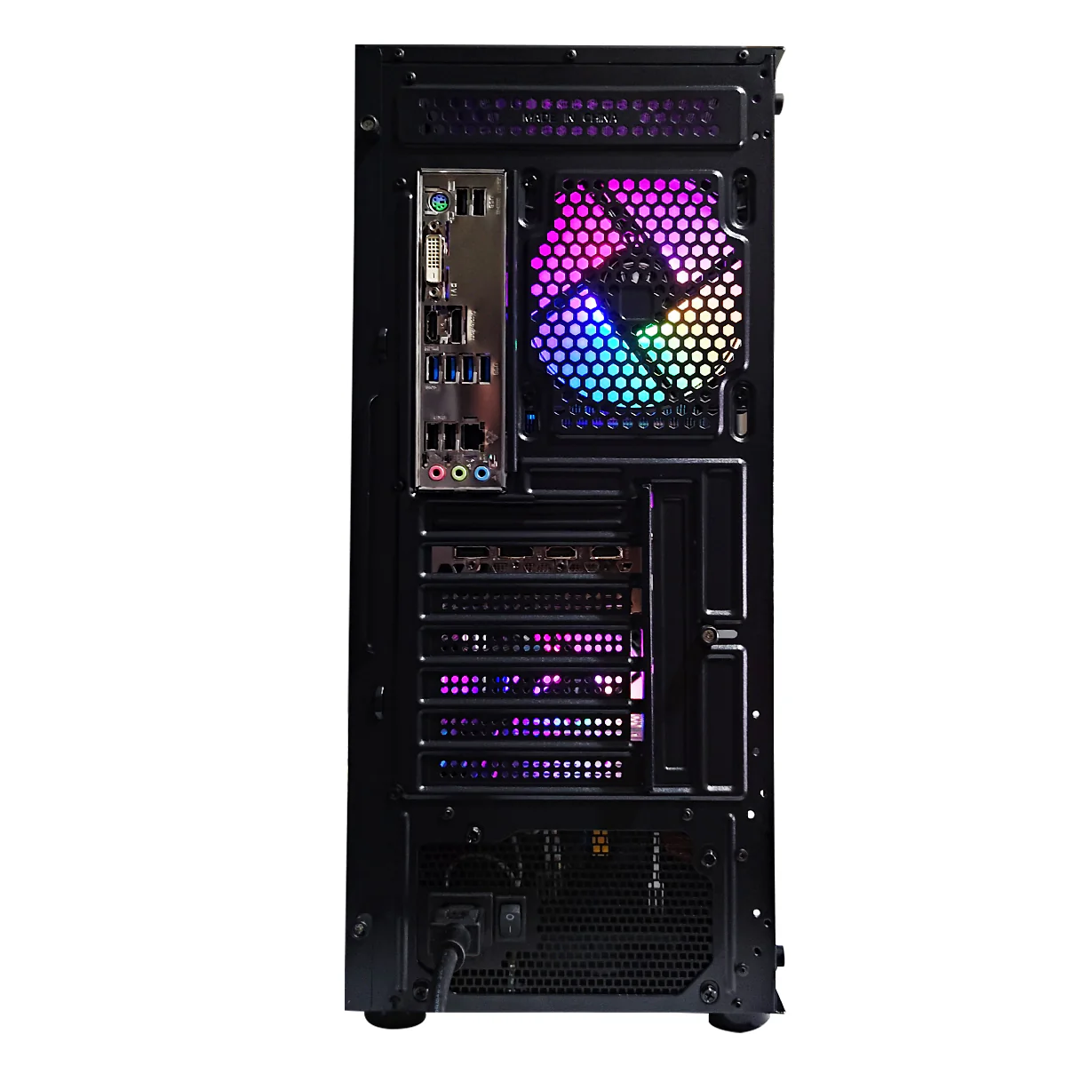 Alpha Vesta Black Desktop Gaming PC | AMD Ryzen 5 5600 | 16 GB RAM | 500 GB SSD | RX6600 | Windows 11 Pro - Image 6