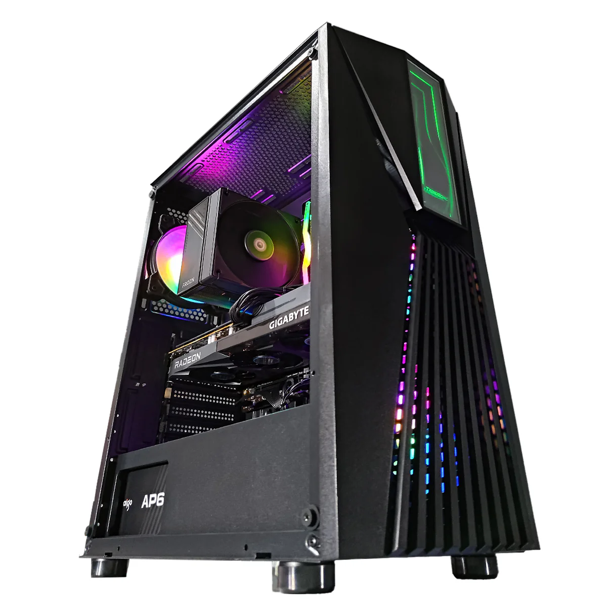 Alpha Vesta Black Desktop Gaming PC | AMD Ryzen 5 5600 | 16 GB RAM | 500 GB SSD | RX6600 | Windows 11 Pro - Image 8