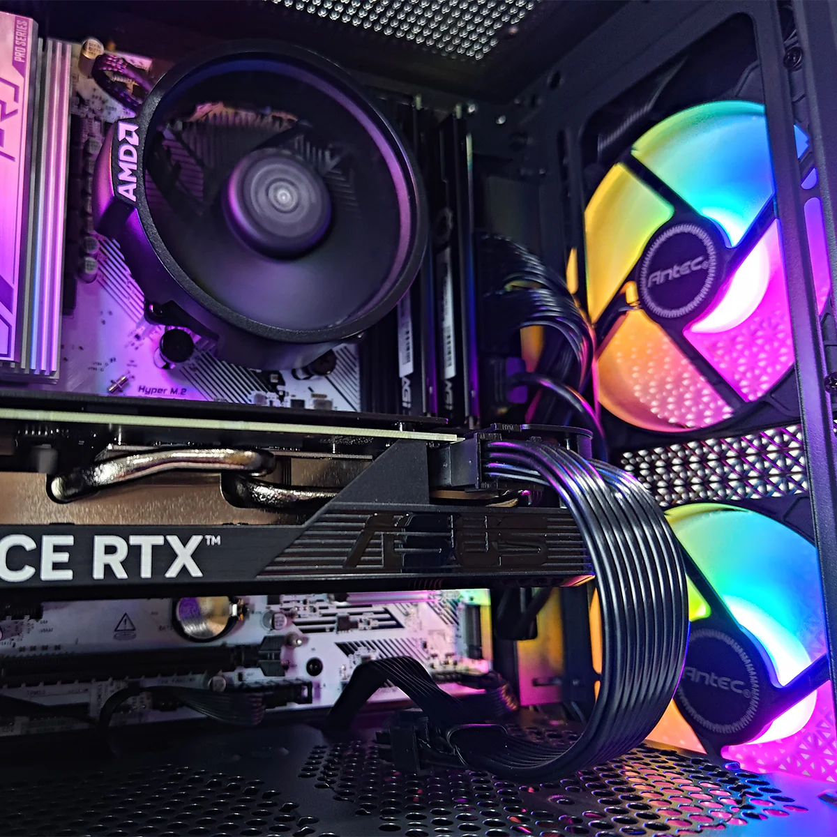 Alpha VX100M Black Desktop Gaming PC | AMD Ryzen 5 5600 | 16GB RAM | 512GB SSD | RTX 4060 | Windows 11 Pro - Image 8