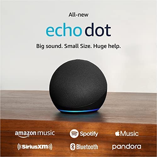 Amazon All-New Echo Dot 5th Gen Smart Speaker With Alexa (Charcoal) - Image 2