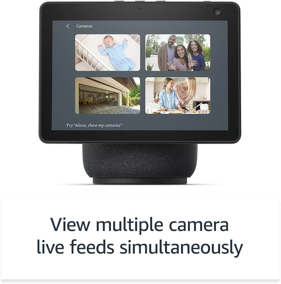 Amazon Echo Show 10 HD Smart Display w/ Alexa 3rd Gen (Charcoal) - Image 2