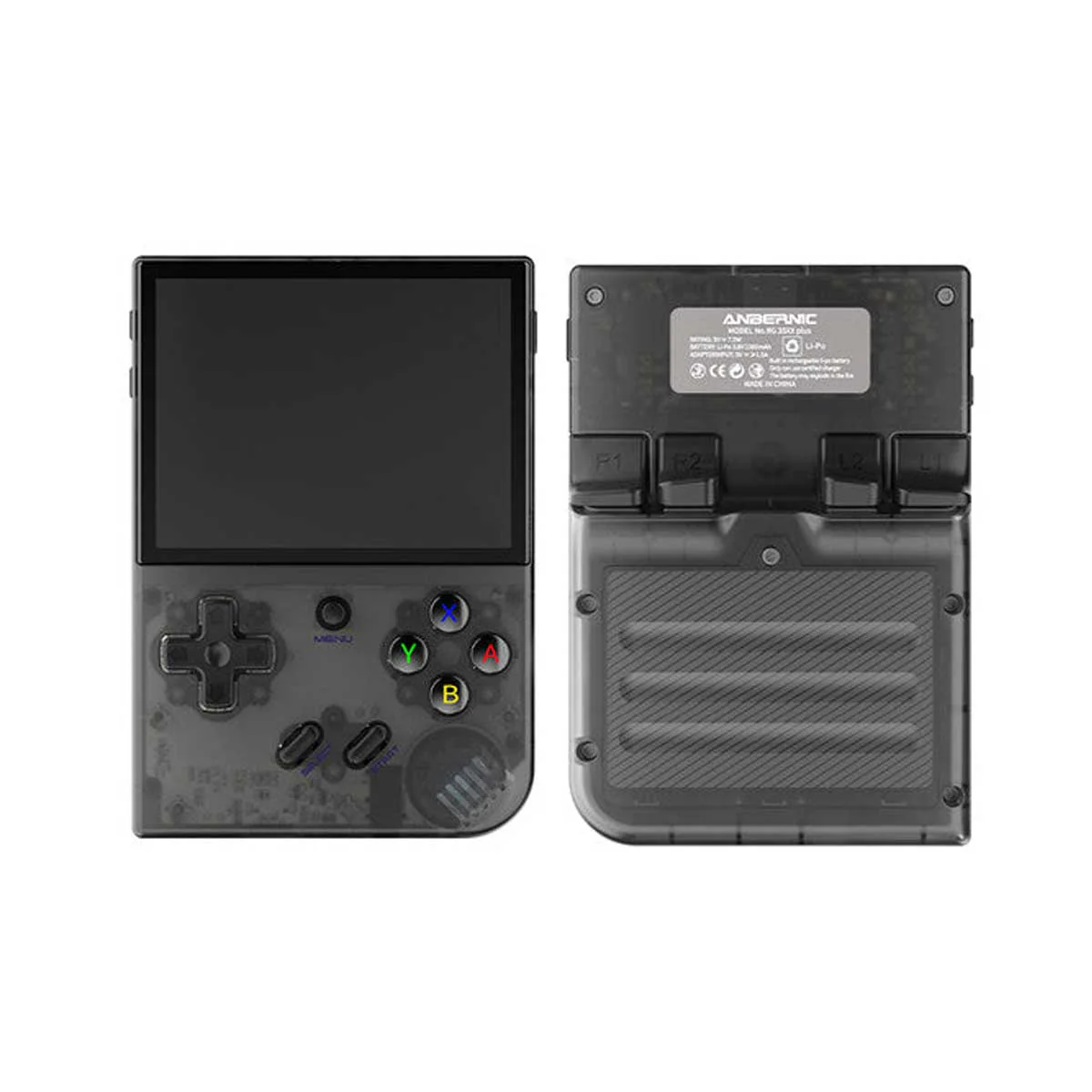 Anbernic RG35XX 2024 Retro Handheld Gaming Console (Transparent Black, Transparent White, Gray, Transparent Purple) - Image 3