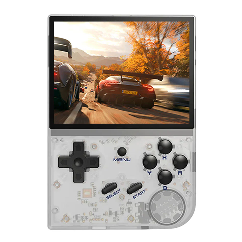 Anbernic RG35XX 2024 Retro Handheld Gaming Console (Transparent Black, Transparent White, Gray, Transparent Purple) - Image 6