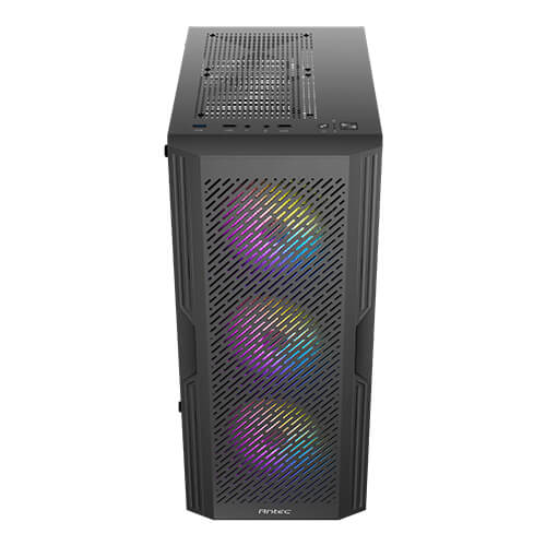 Antec AX20 Extreme ARGB ATX Mid-Tower Tempered Glass Side Panel Gaming Case (Black) - Image 2