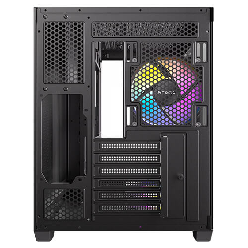 Antec CX800 Wood ARGB Dual Chamber Mid-Tower PC Gaming Case (Black) - Image 6