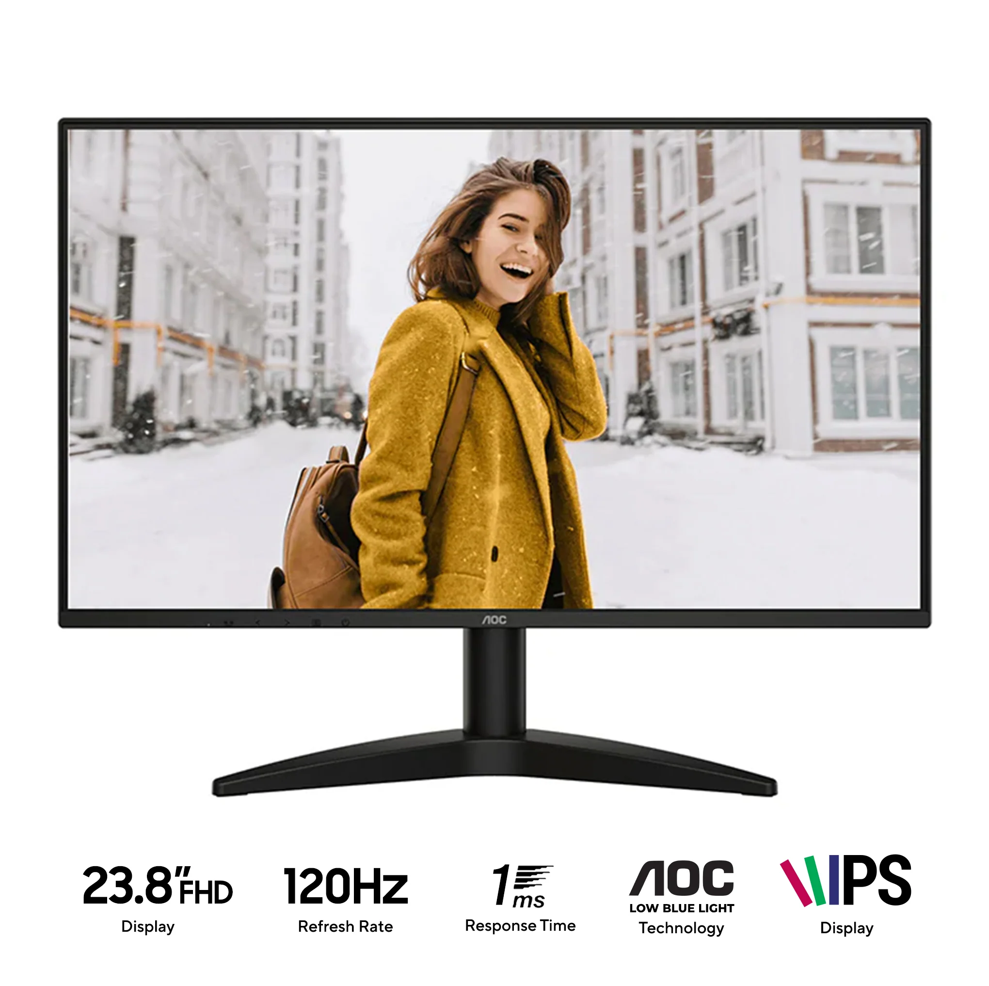 AOC 24B36H3/71 23.8" FHD (1920x1080) 120Hz 1ms MPRT IPS LCD Monitor