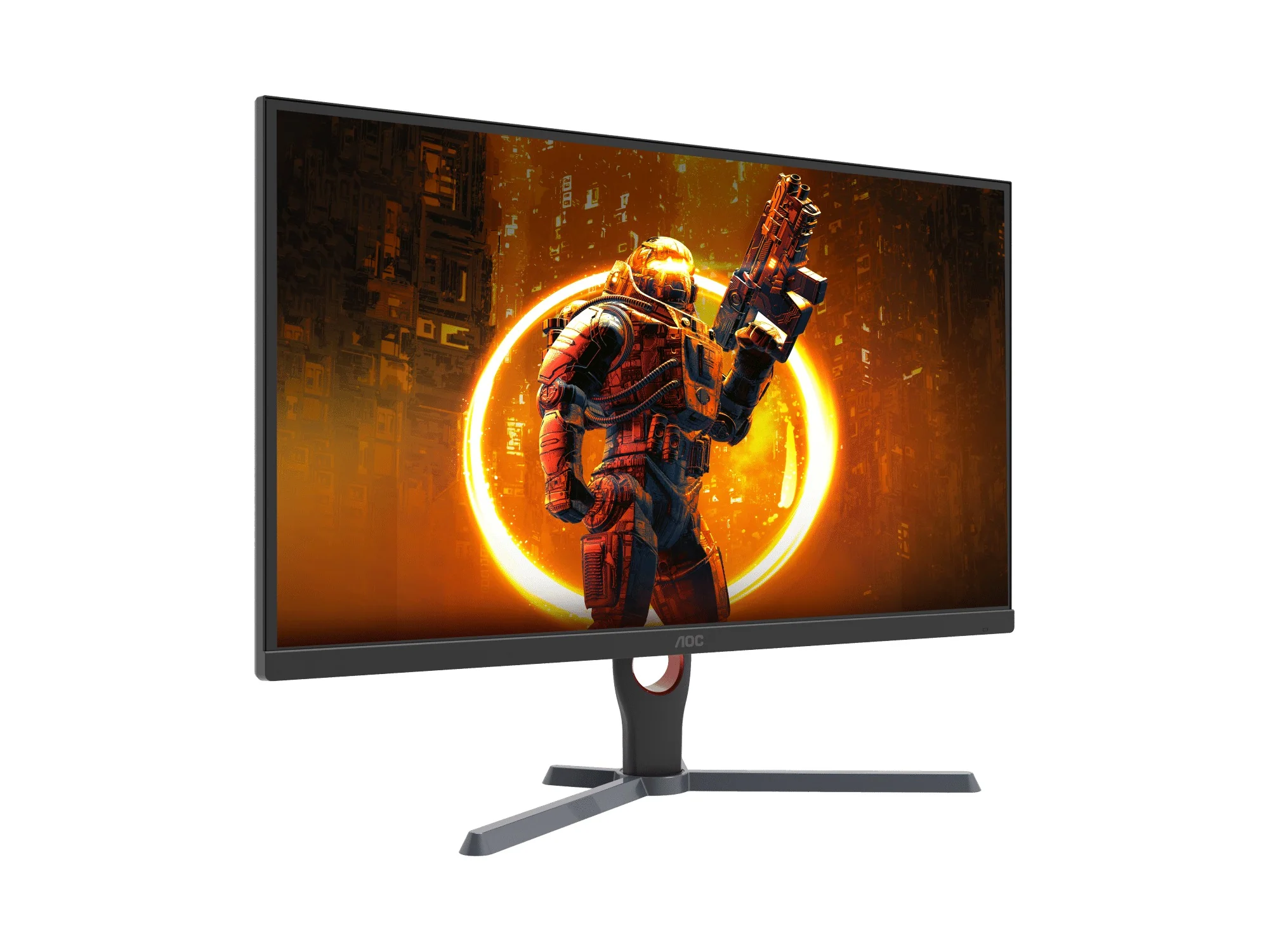 AOC 27G11E/71 27" FHD (1920x1080) 180Hz 0.5ms Adaptive Sync IPS Gaming Monitor (Black/Red) - Image 4