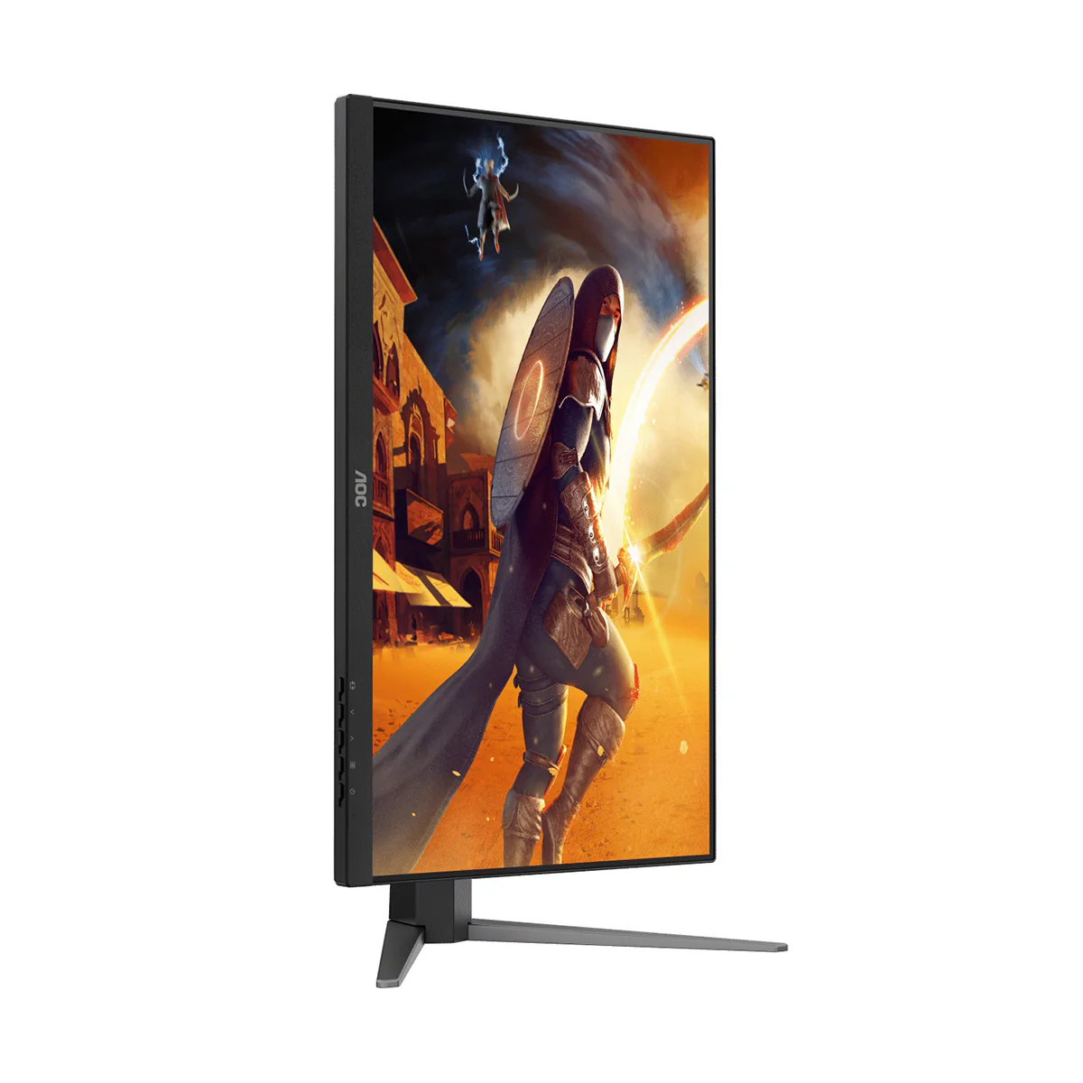 AOC 27G4H/71 27" FHD (1920x1080) IPS 200Hz 0.3Ms Adaptive-Sync Gaming Monitor with Height / Tilt / Swivel / Pivot Adjustment (Black/Red) - Image 5