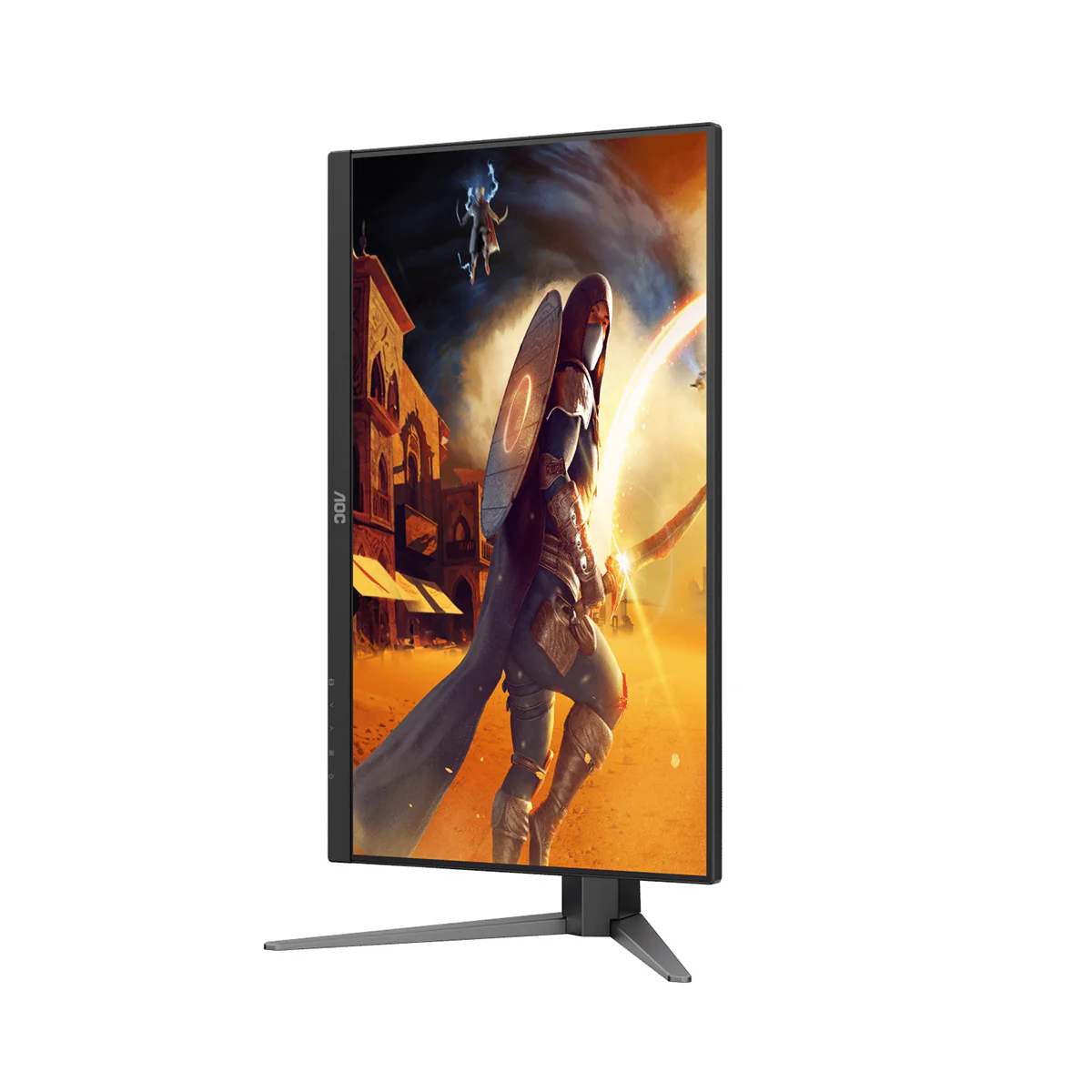 AOC 27G4H/71 27" FHD (1920x1080) IPS 200Hz 0.3Ms Adaptive-Sync Gaming Monitor with Height / Tilt / Swivel / Pivot Adjustment (Black/Red) - Image 7