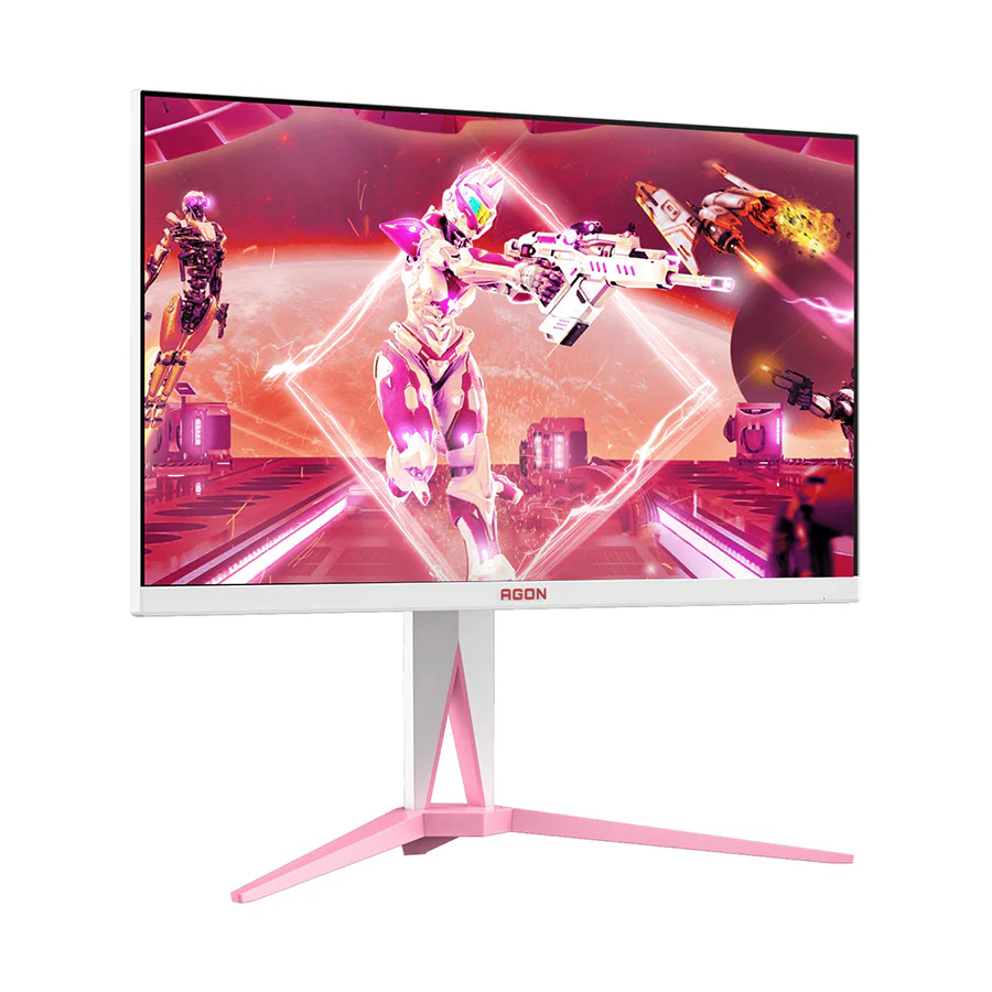 AOC Agon AG275QXR 27" QHD (2560x1440) 170Hz 1ms (GtG) G-Sync Compatible IPS Premium Gaming Monitor (White/Pink) - Image 4