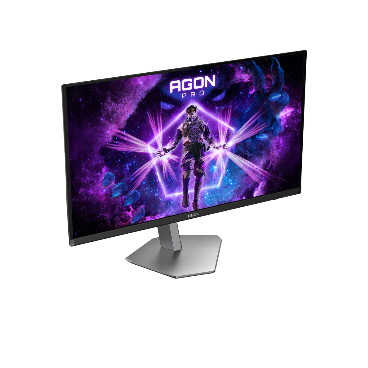 AOC Agon Pro AG276UZ/71 27" Dual Mode UHD (3840x2160) @ 240Hz/FHD (1920x1080) @ 480Hz 0.3ms MPRT Fast IPS Gaming Monitor with Tilt, Pivot, Swivel & Height Adjustment (Black/Grey) - Image 2