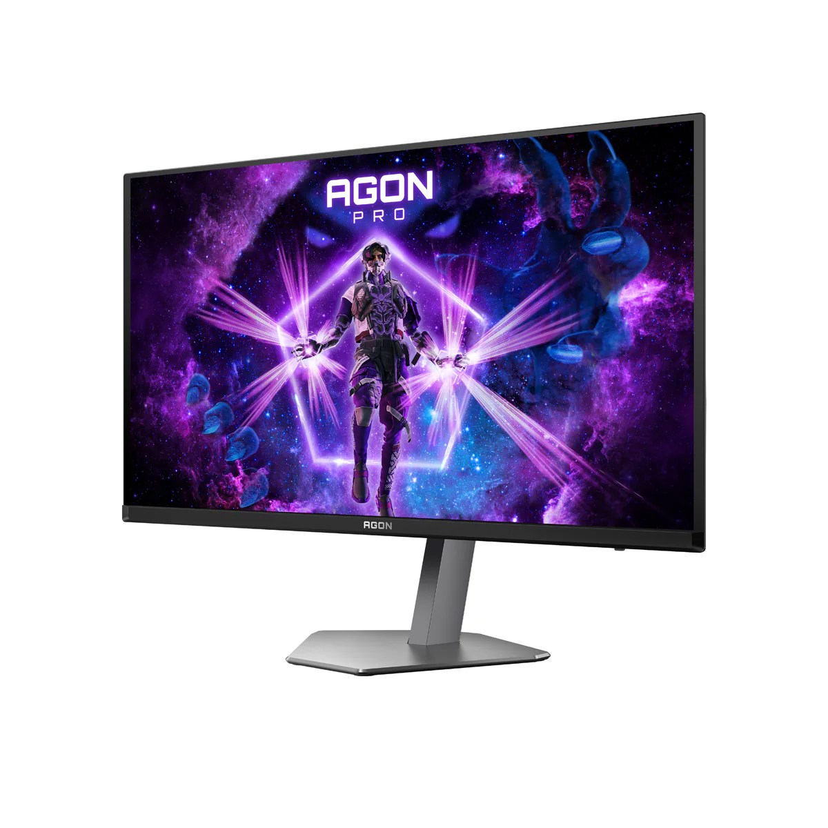 AOC Agon Pro AG276UZ/71 27" Dual Mode UHD (3840x2160) @ 240Hz/FHD (1920x1080) @ 480Hz 0.3ms MPRT Fast IPS Gaming Monitor with Tilt, Pivot, Swivel & Height Adjustment (Black/Grey) - Image 3