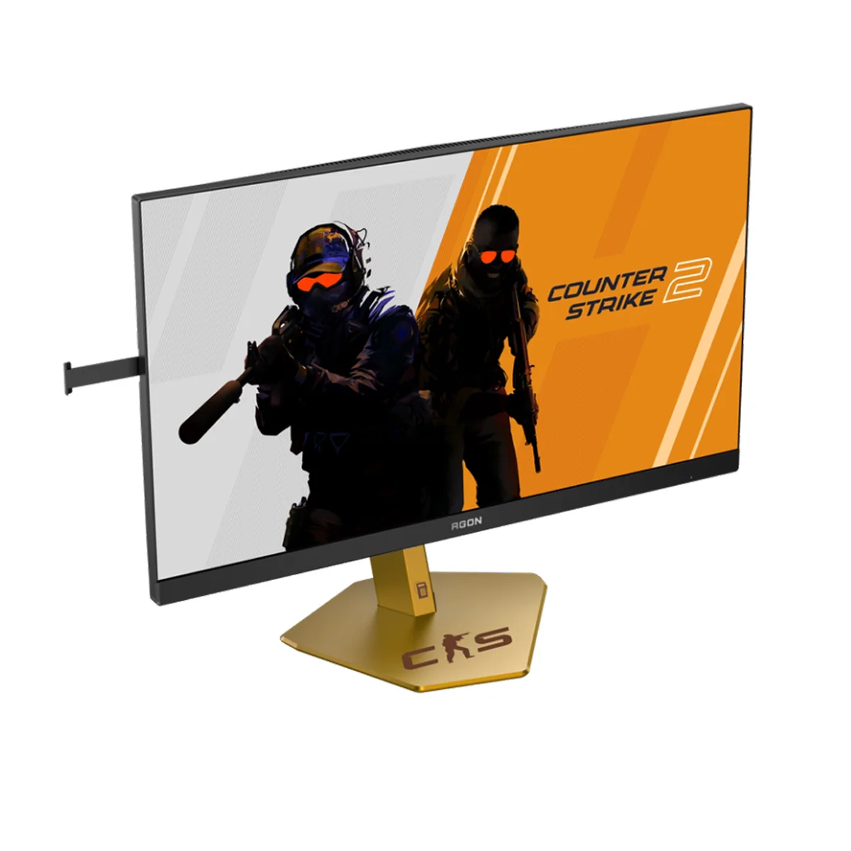 AOC Agon Pro CS24A/P 24.1" FHD (1920x1080) 610Hz 0.5ms GTG/0.3ms MPRT E-Sport TN Display Gaming Monitor With Tilt, Height, Pivot & Swivel Adjustment (Black/Gold) - Image 11