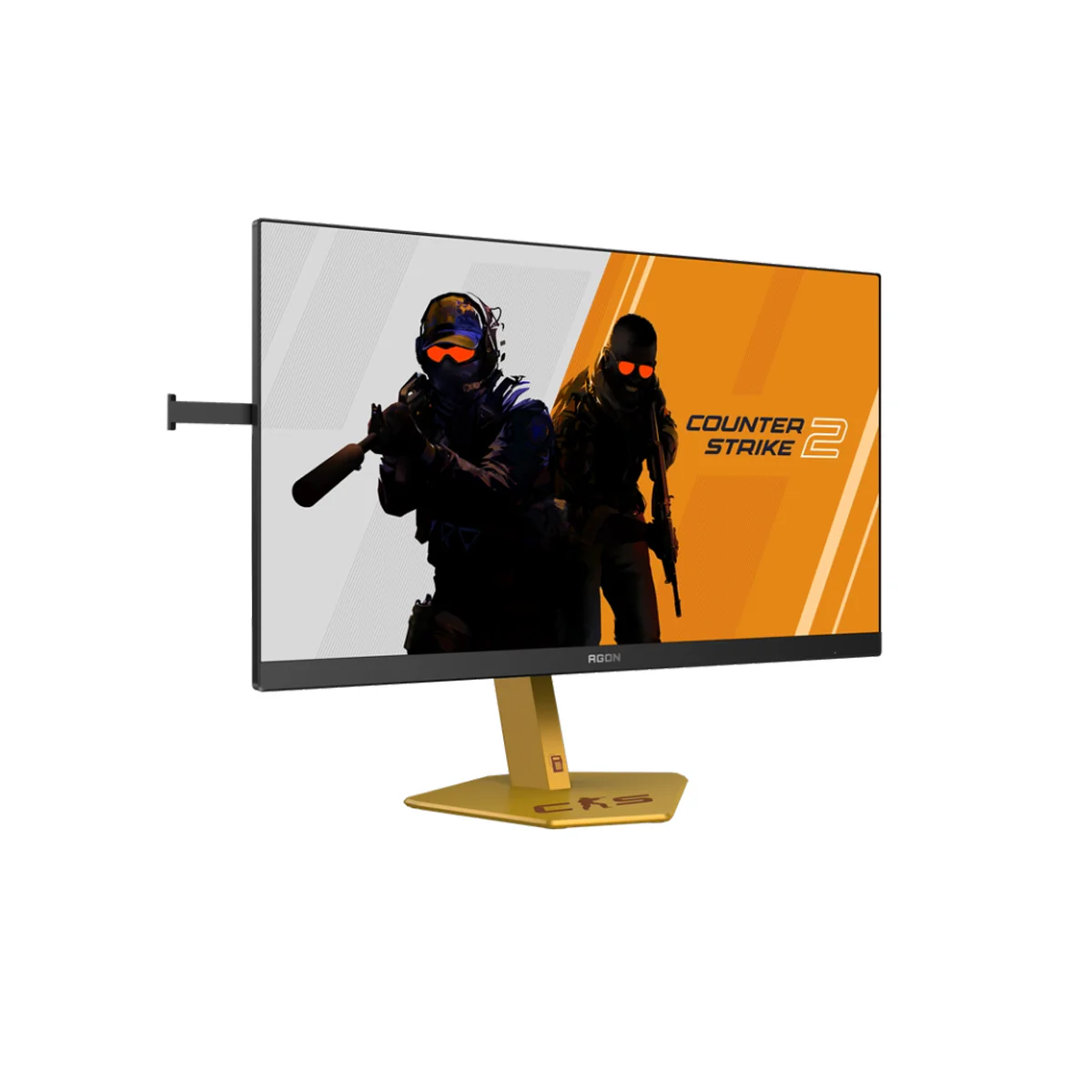 AOC Agon Pro CS24A/P 24.1" FHD (1920x1080) 610Hz 0.5ms GTG/0.3ms MPRT E-Sport TN Display Gaming Monitor With Tilt, Height, Pivot & Swivel Adjustment (Black/Gold) - Image 3