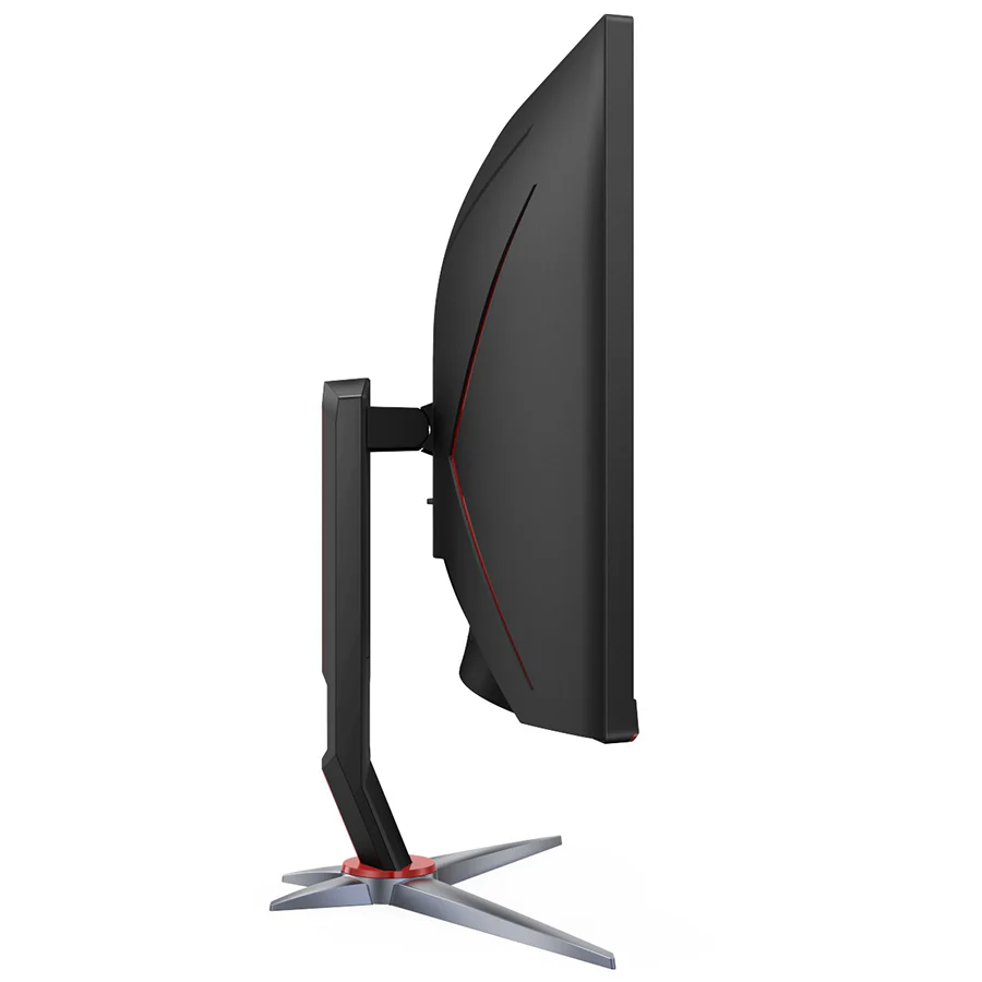 AOC CU34G2XP 34" WQHD (3440x1440) 180Hz 1ms MPRT/ 1ms GtG AdaptiveSync DisplayHDR 400 VA Curved Gaming Monitor (Black/Red) - Image 9
