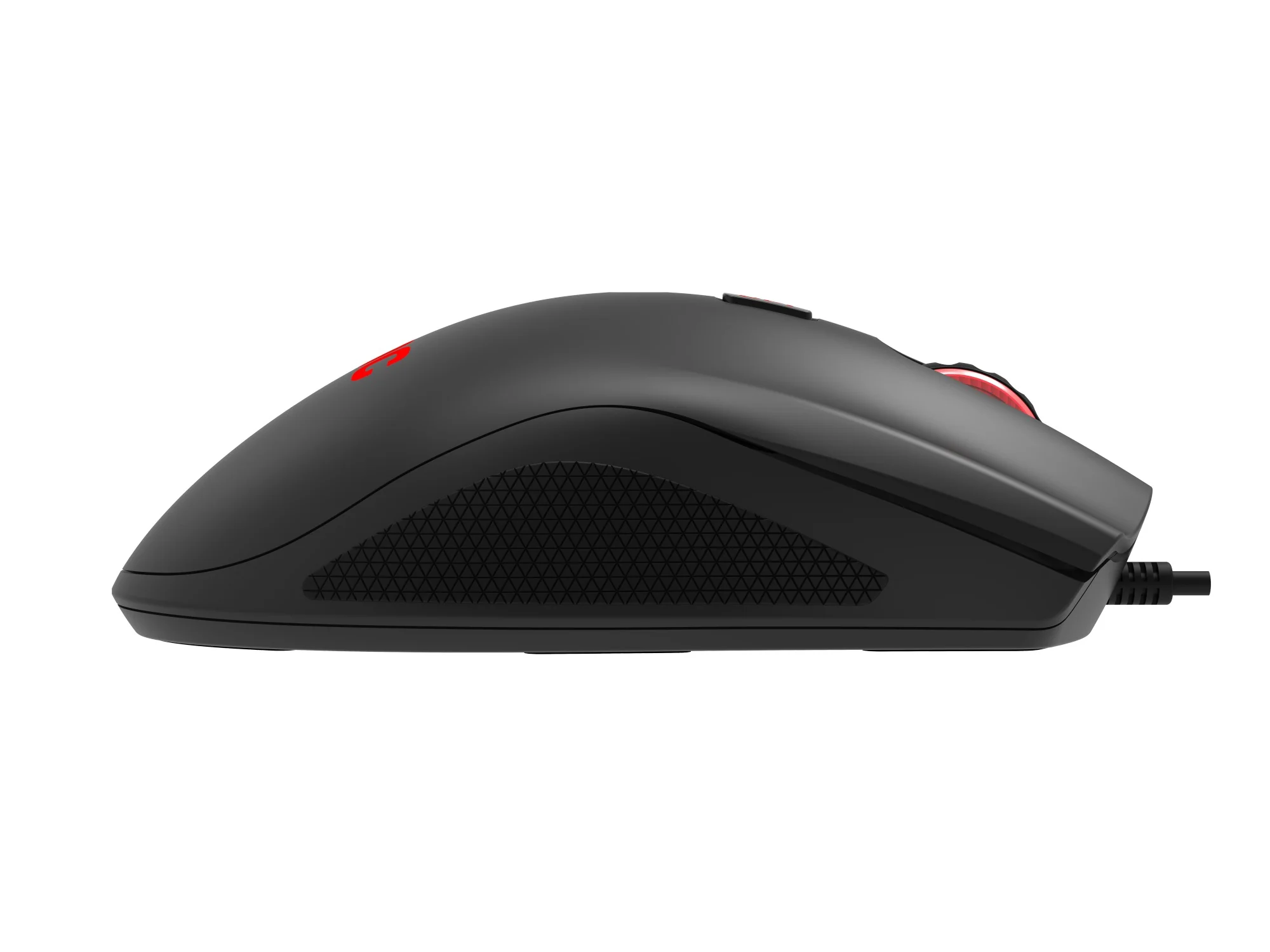 AOC GM200 FPS RGB Wired Gaming Mouse (Black) + Mouse Bungee - Image 4
