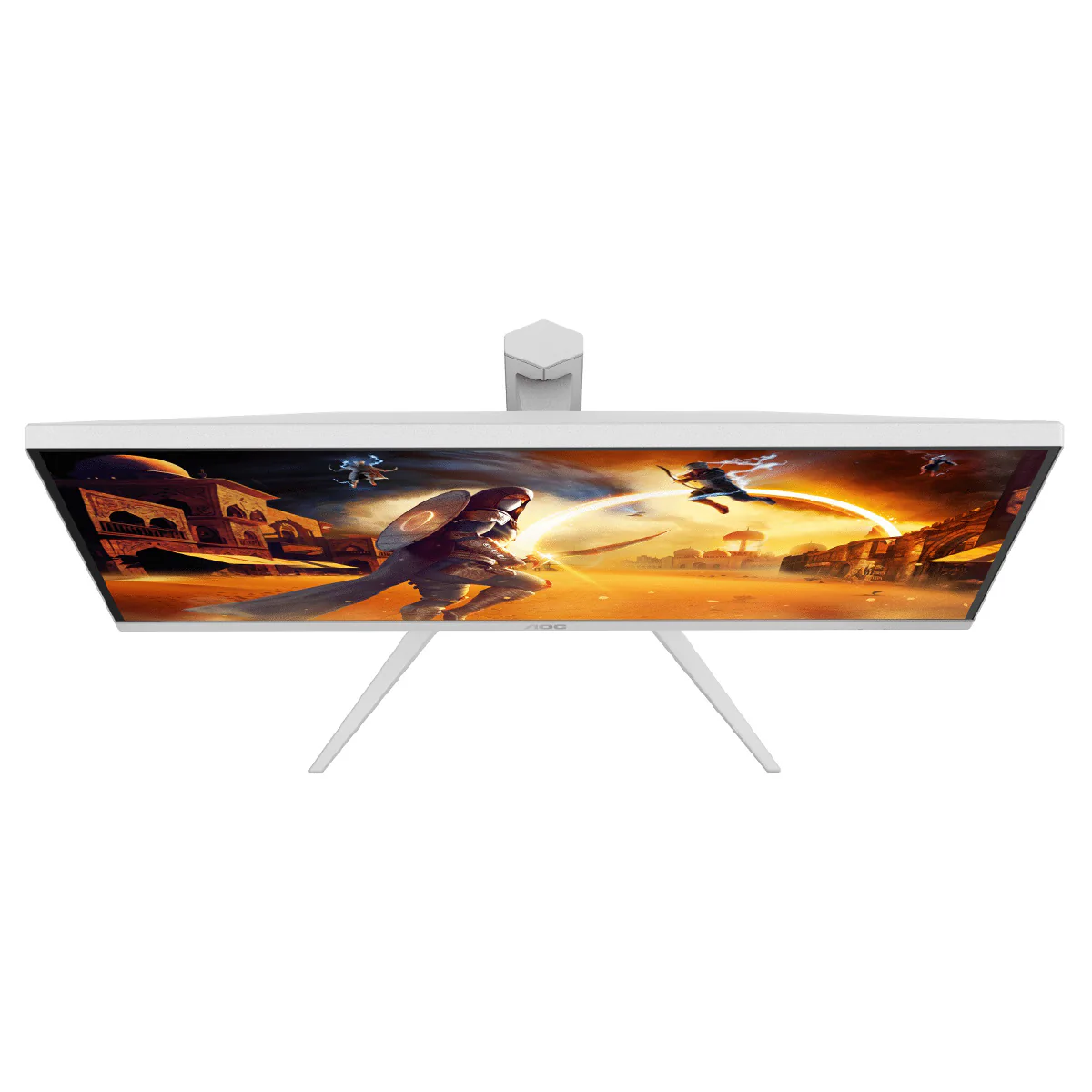 AOC Q27G4/WS/69 27" QHD (2560x1440) 200Hz 0.3ms MPRT Fast IPS Gaming Monitor with Tilt, Swivel, Pivot & Height Adjustment (White/Silver) - Image 8