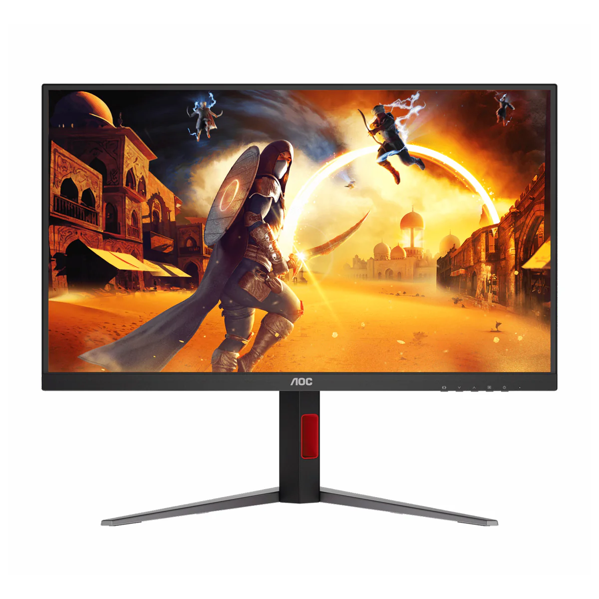 AOC Q27G4S/71 27" QHD (2560x1440) 320Hz 0.3ms MPRT IPS Adaptive Sync Gaming Monitor with Tilt, Height, Pivot & Swivel Adjustment (Black/Red) - Image 14