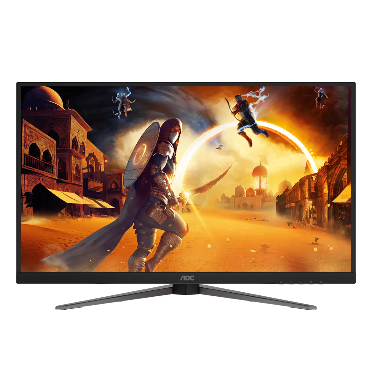 AOC Q27G4S/71 27" QHD (2560x1440) 320Hz 0.3ms MPRT IPS Adaptive Sync Gaming Monitor with Tilt, Height, Pivot & Swivel Adjustment (Black/Red) - Image 2