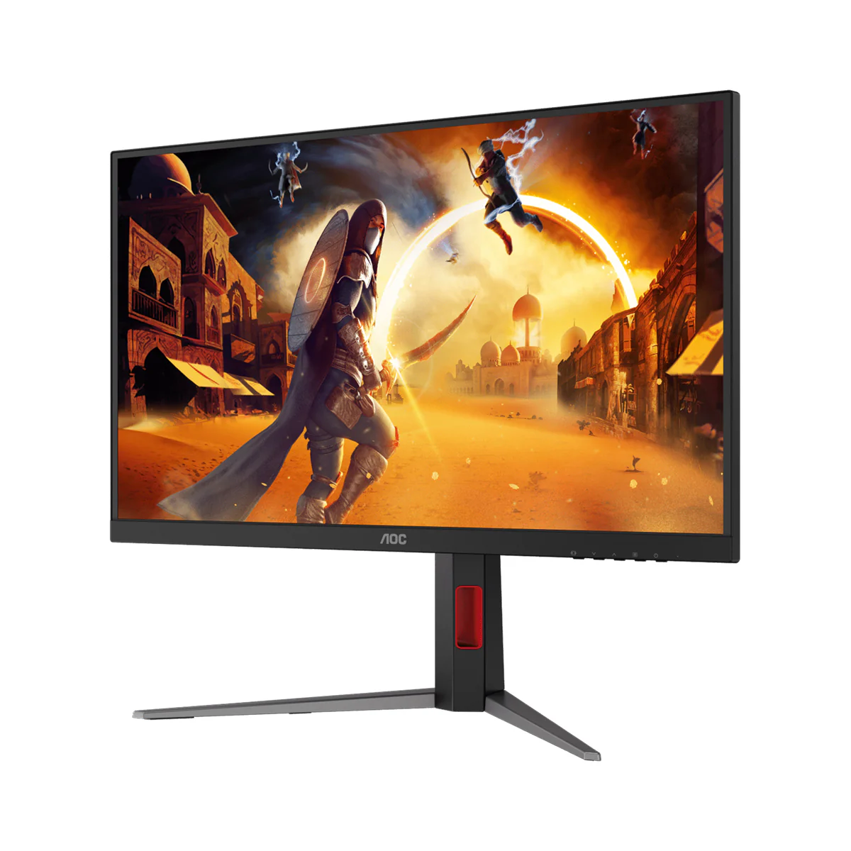 AOC Q27G4S/71 27" QHD (2560x1440) 320Hz 0.3ms MPRT IPS Adaptive Sync Gaming Monitor with Tilt, Height, Pivot & Swivel Adjustment (Black/Red) - Image 5