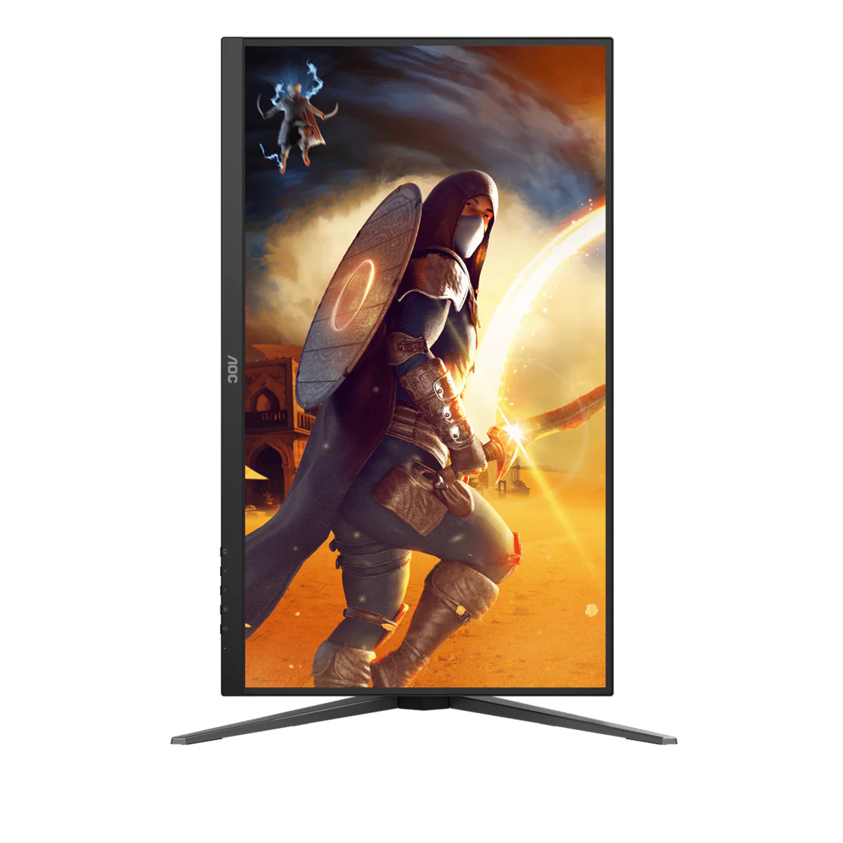 AOC Q27G4S/71 27" QHD (2560x1440) 320Hz 0.3ms MPRT IPS Adaptive Sync Gaming Monitor with Tilt, Height, Pivot & Swivel Adjustment (Black/Red) - Image 7