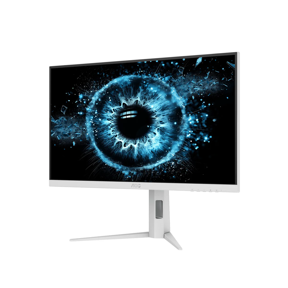 AOC Q27G4SL/WS/69 27" QHD (2560x1440) 320Hz 0.3ms MPRT/1ms GTG Fats IPS Circular Polarized Gaming Monitor with Tilt, Height, Swivel & Pivot Adjustment (White/Silver) - Image 6