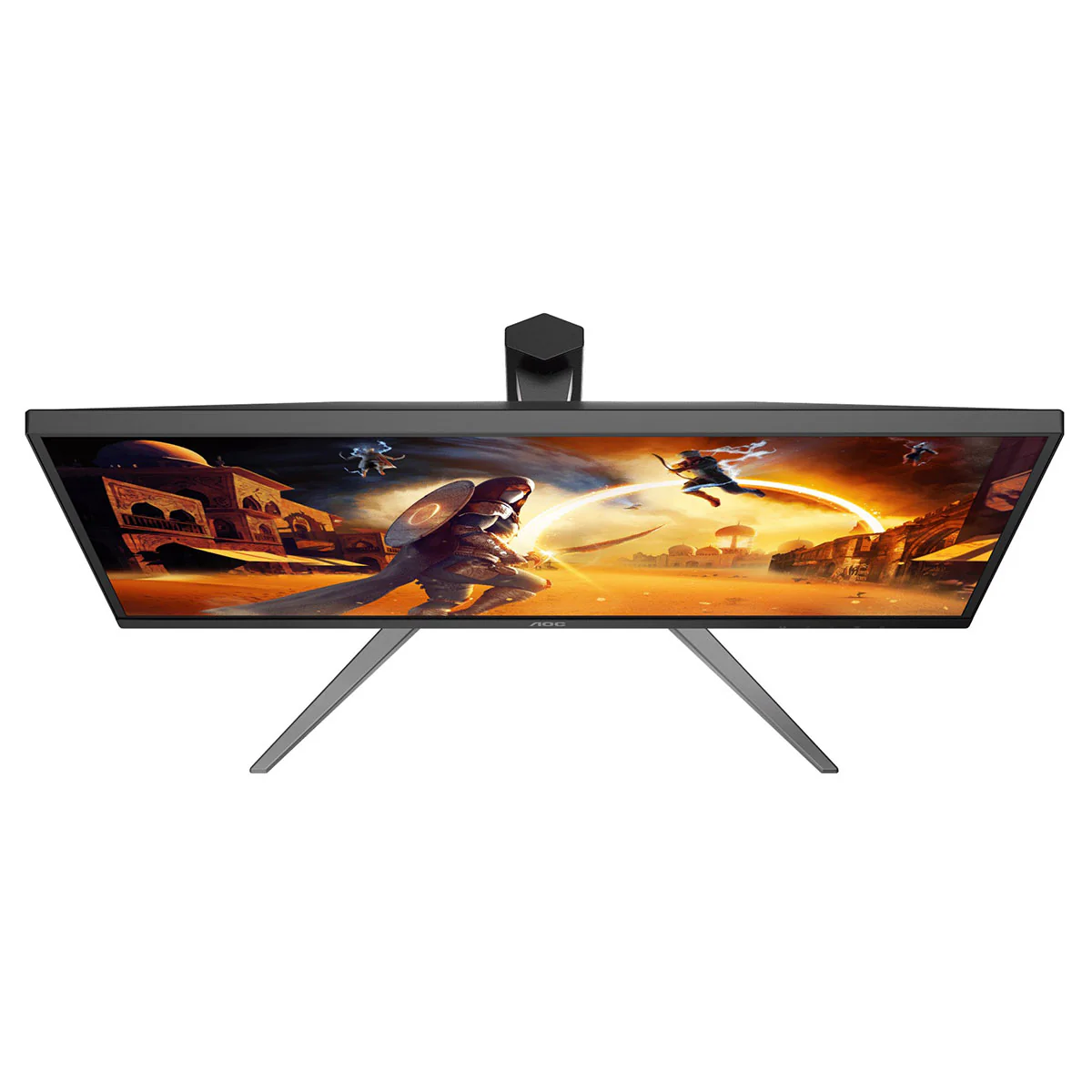 AOC U27G4/71 27" UHD (3840x2160) Dual Mode (FHD @ 320Hz or UHD @ 160Hz) 0.5ms MPRT Adaptive-Sync Fast IPS Gaming Monitor with Tilt, Pivot, Swivel & Height Adjustment (Black/Red) - Image 4