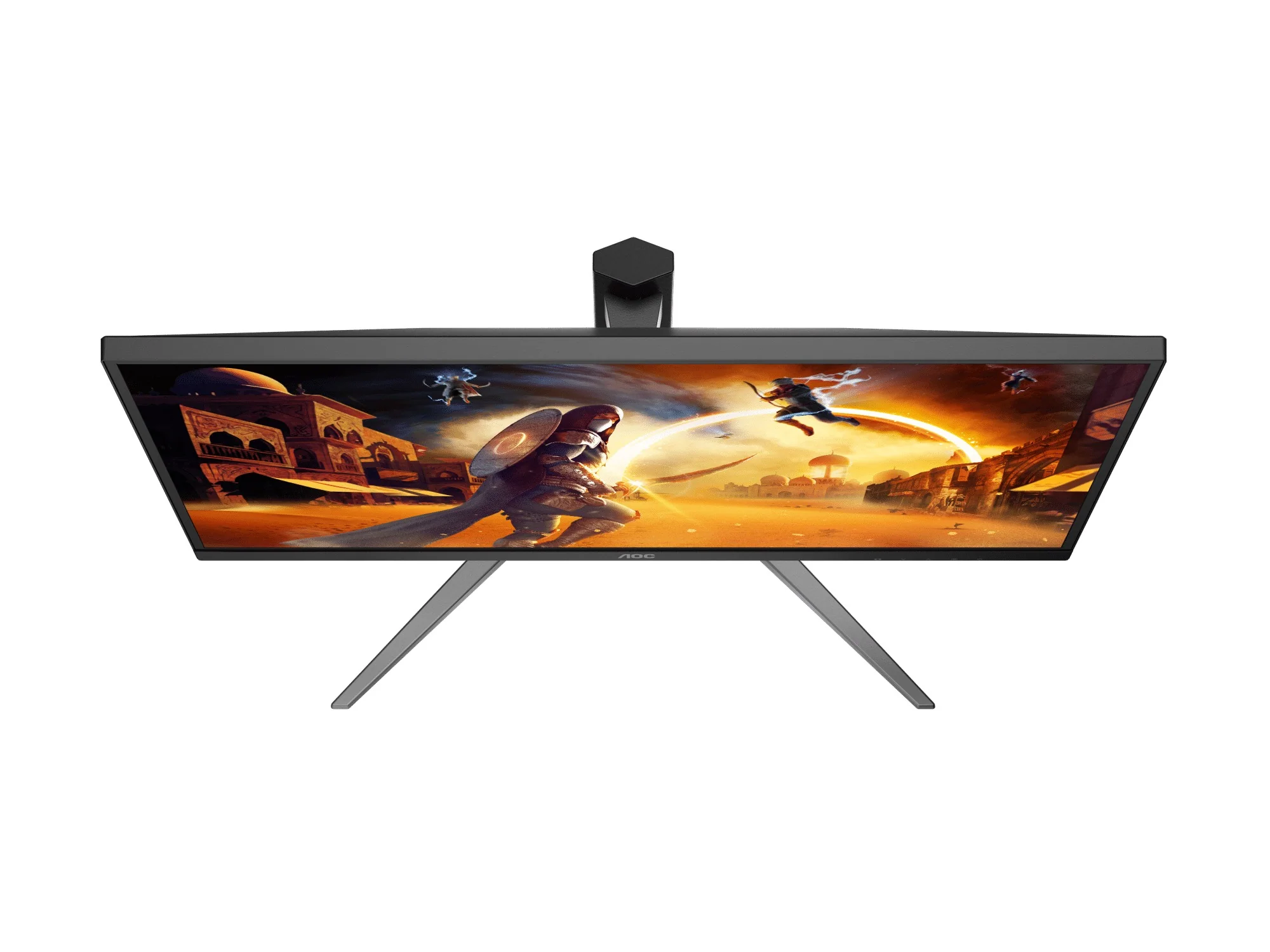 AOC U27G4/71 27" UHD (3840x2160) Dual Mode (FHD @ 320Hz or UHD @ 160Hz) 0.5ms MPRT Adaptive-Sync Fast IPS Gaming Monitor with Tilt, Pivot, Swivel & Height Adjustment (Black/Red) - Image 5
