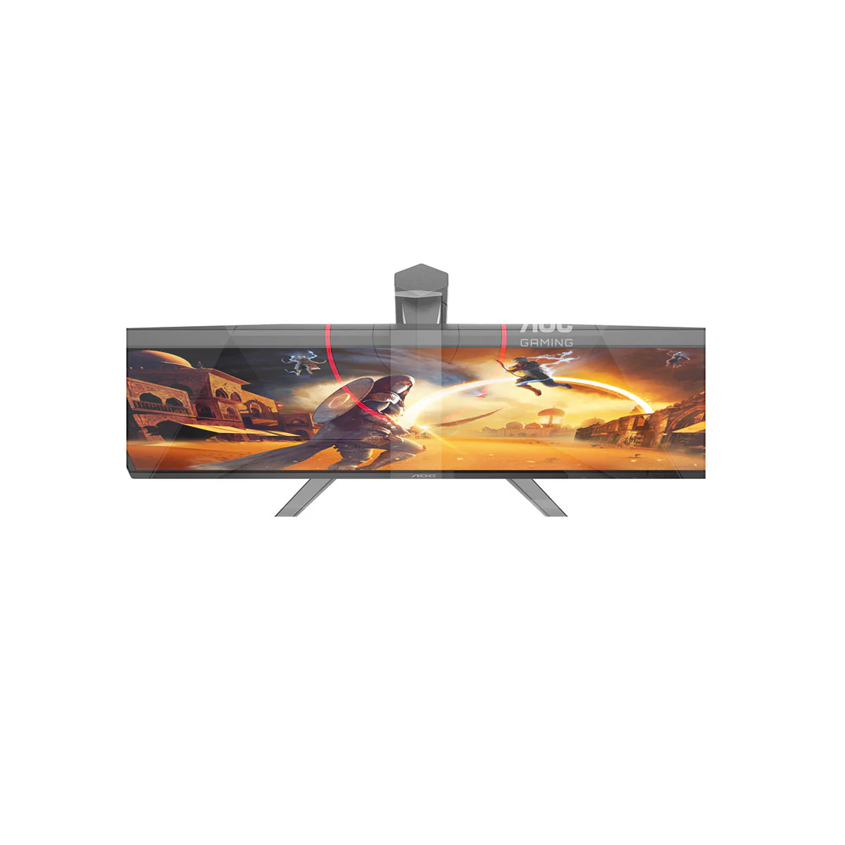 AOC U27G4/71 27" UHD (3840x2160) Dual Mode (FHD @ 320Hz or UHD @ 160Hz) 0.5ms MPRT Adaptive-Sync Fast IPS Gaming Monitor with Tilt, Pivot, Swivel & Height Adjustment (Black/Red) - Image 6