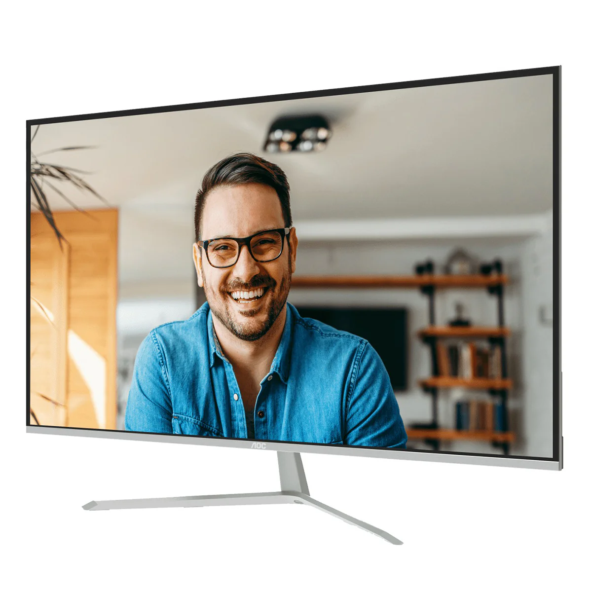 AOC U32V11N/71 31.5" UHD (3840x2160) 60Hz 4ms GTG VA Monitor with Tilt Adjustment (Black/Silver) - Image 4