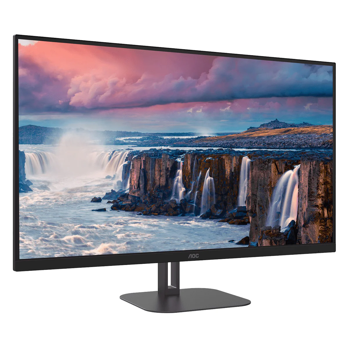 AOC U32V5N 3-Sided Frameless 31.5" 4K UHD (3840×2160) 60Hz 4ms (GtG) VA Monitor - Image 3