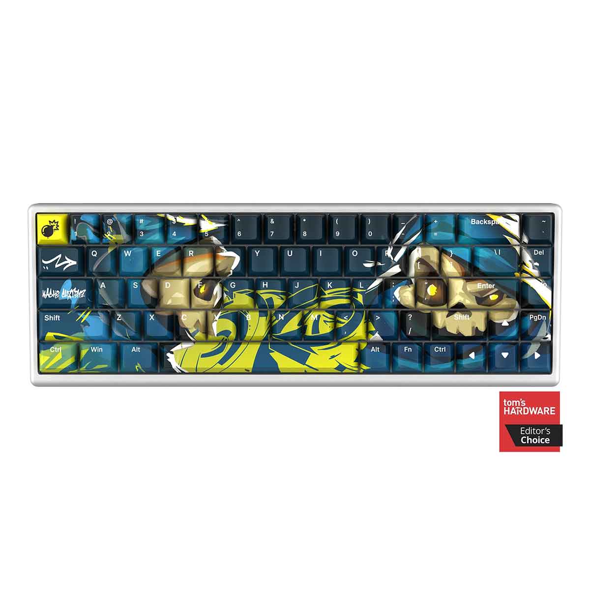 Arbiter Studio Polar 65 Magnetic Gaming Keyboard (Nacho Calabera Edition) - Image 2
