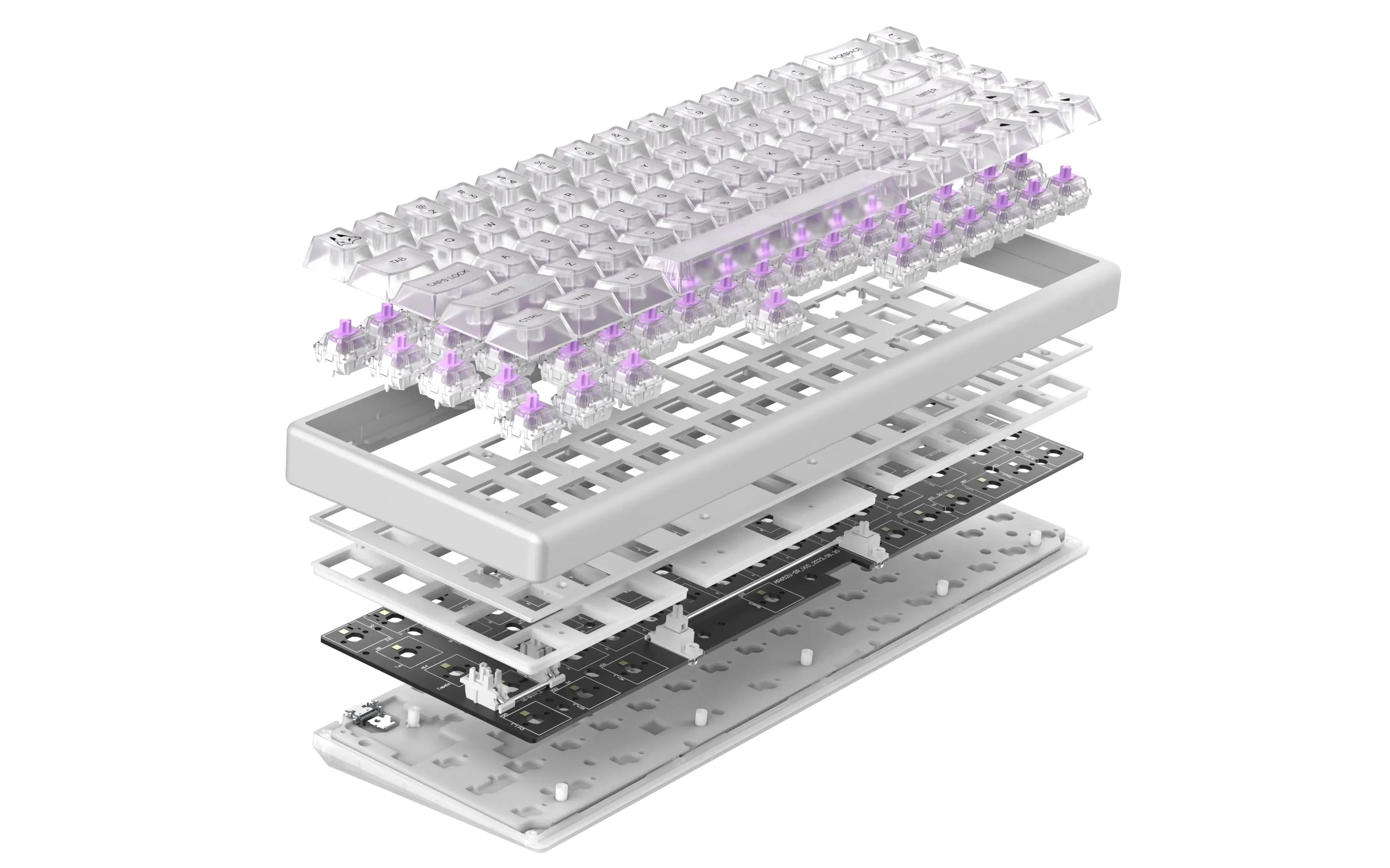 Arbiter Studio Polar 65 Magnetic Gaming Keyboard (Phantom White) - Image 9