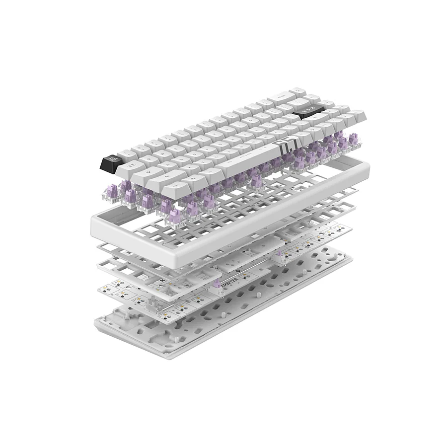 Arbiter Studio Polar 65 Pro Magnetic Gaming Keyboard (Kitsune White, Kitsune Black) - Image 10