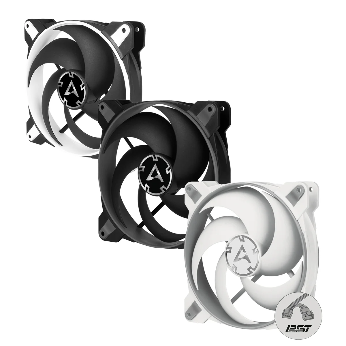 Arctic BioniX P140 140mm PWM Fan with Cable Splitter (White/Black, Grey/Black, Grey/White)