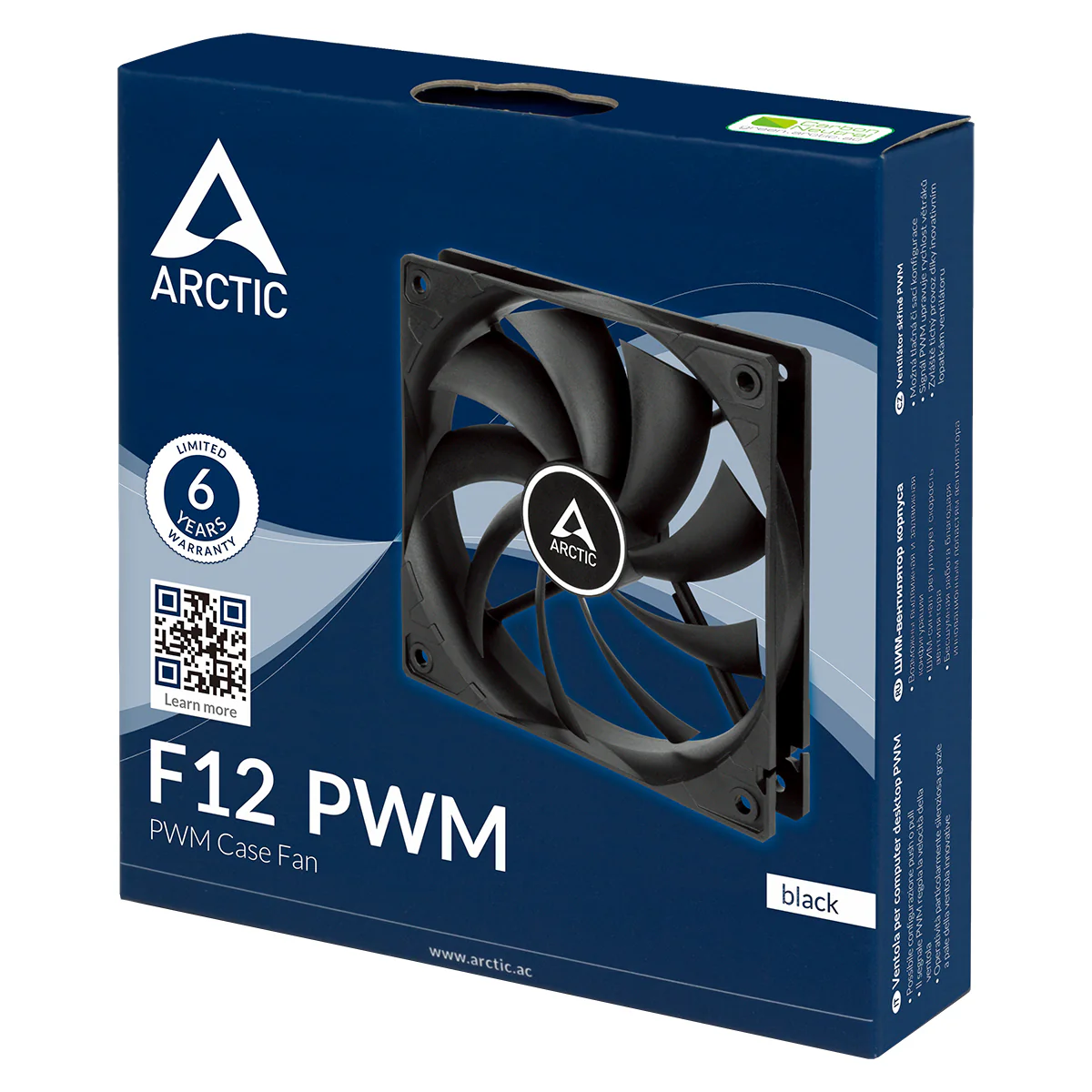 Arctic F12 PWM 120mm Single Fan (Black) (ACFAN00203A) - Image 4