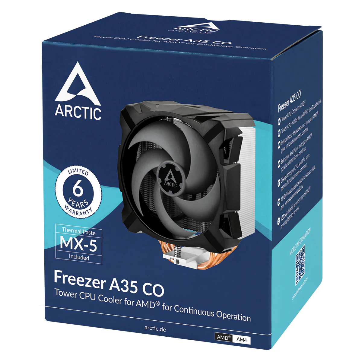 Arctic Freezer A35 CO AMD Tower CPU Cooler for Continuous Operation (ACFRE00113A) - Image 9