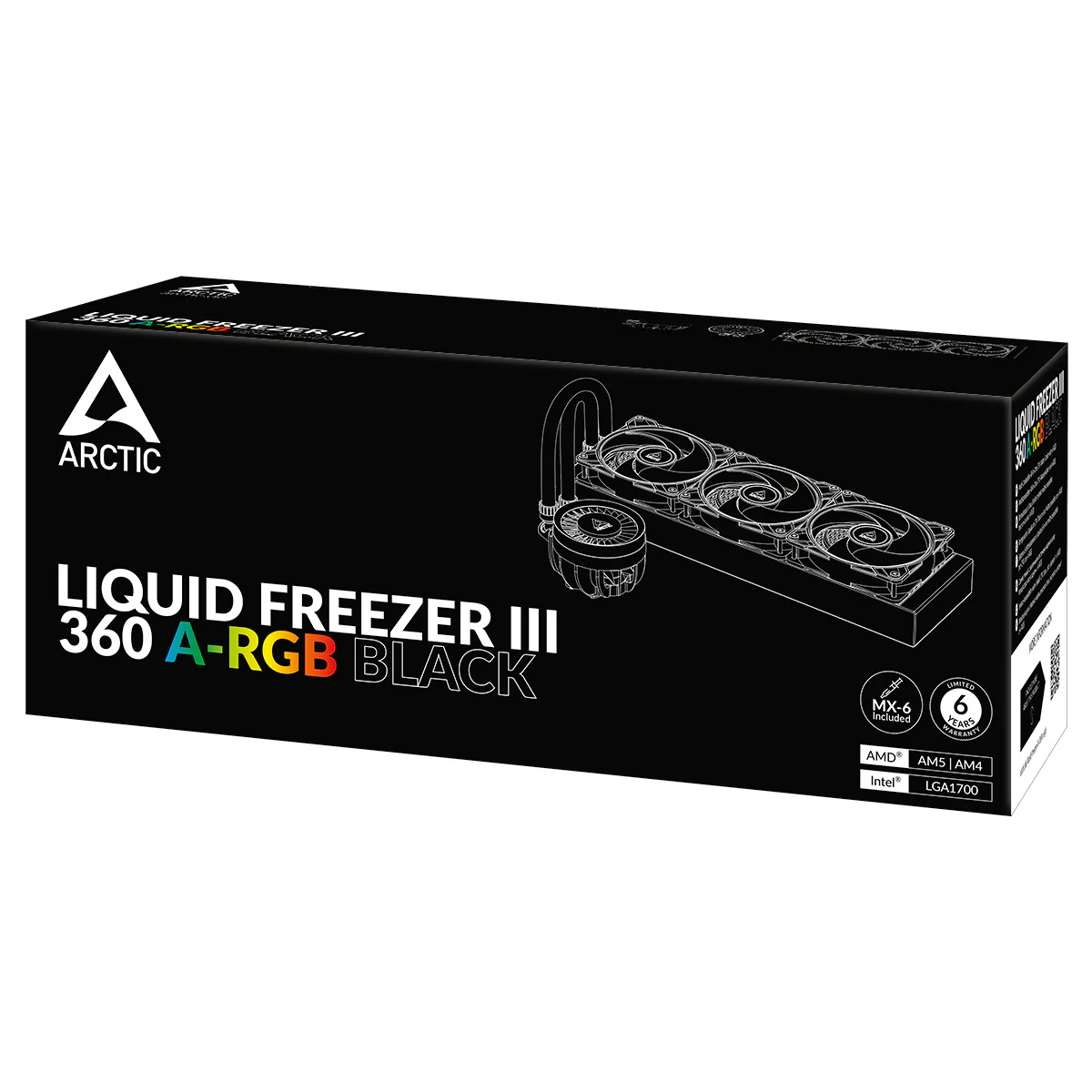Arctic Liquid Freezer III 360 A-RGB Multi Compatible AIO CPU Water Cooler (Black, White) (ACFRE00144A, ACFRE00152A) - Image 18