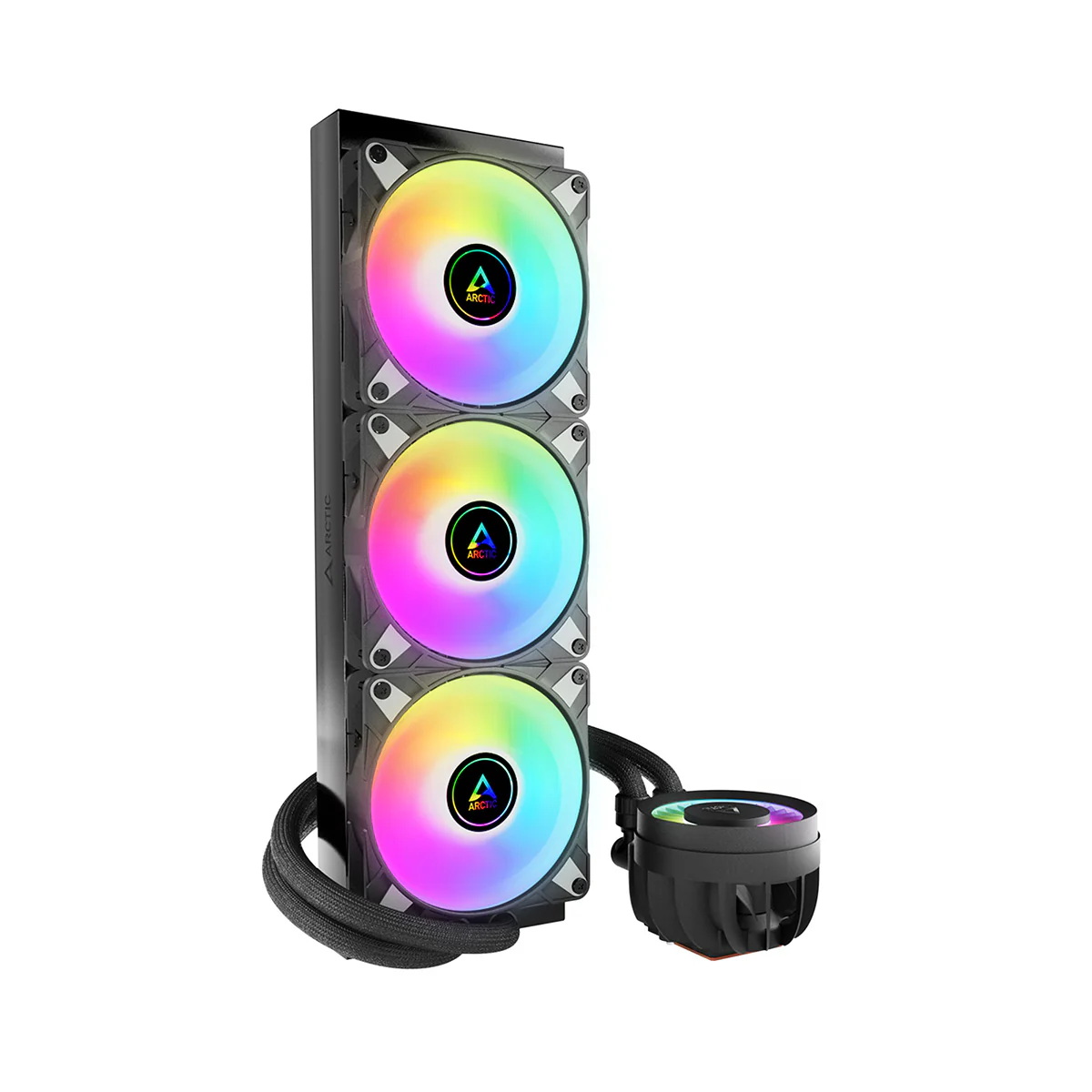 Arctic Liquid Freezer III 360 A-RGB Multi Compatible AIO CPU Water Cooler (Black, White) (ACFRE00144A, ACFRE00152A) - Image 4
