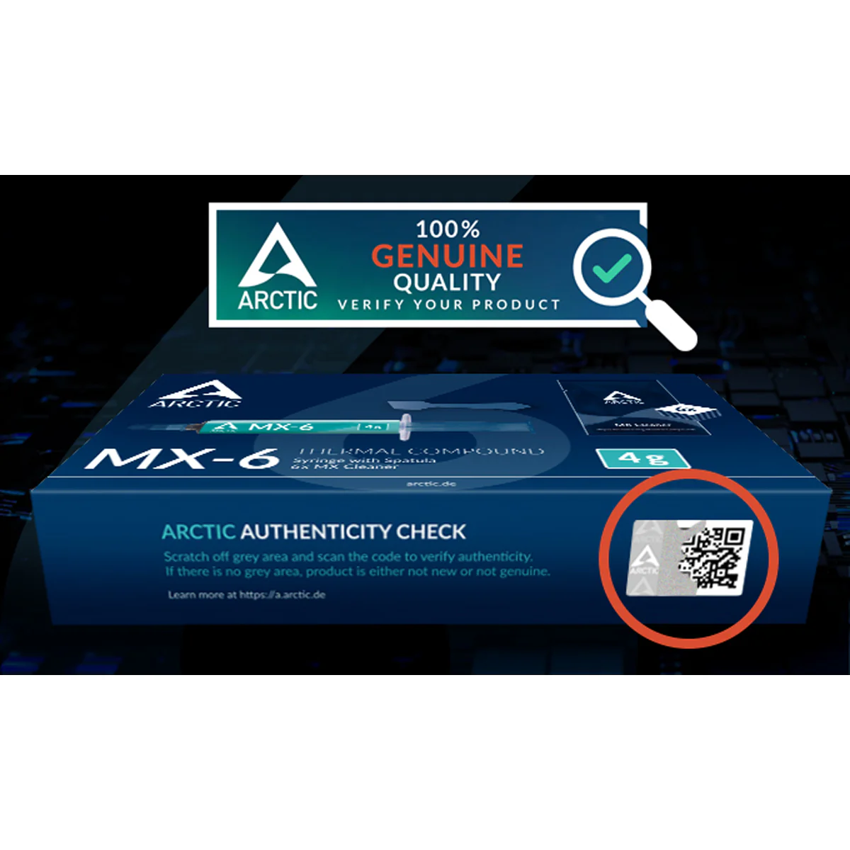 Arctic MX-6 (4g) Ultimate Performance Thermal Paste with 6 pcs. MX Cleaner (ACTCP00084A) - Image 11