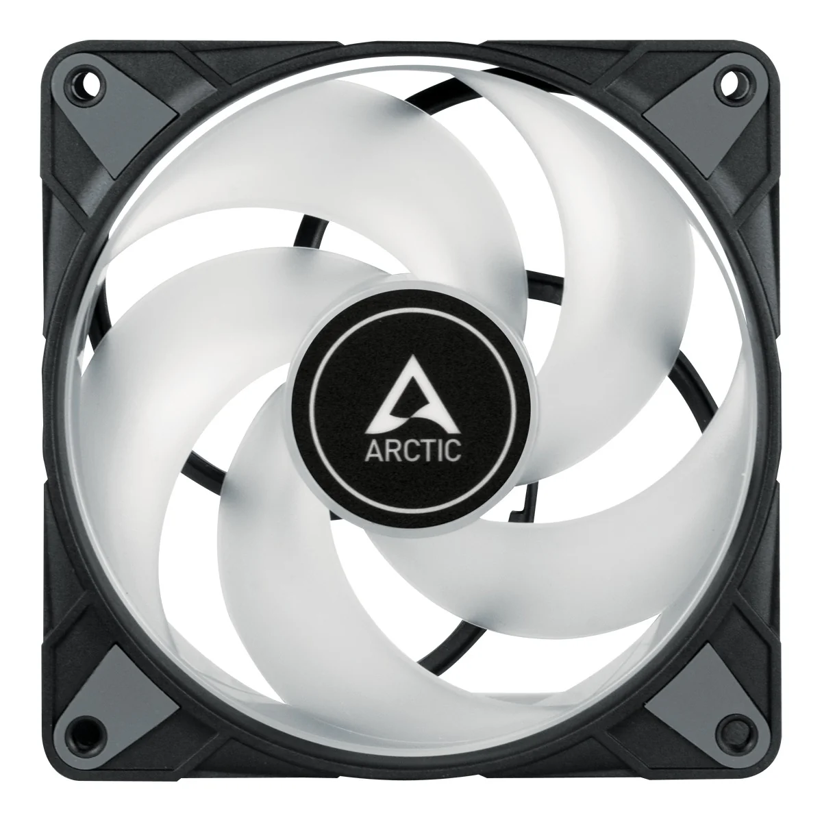 Arctic P12 PWM PST RGB 0dB Semi-Passive 120mm Single Fan with Analogue RGB (Black) (ACFAN00186A) - Image 2