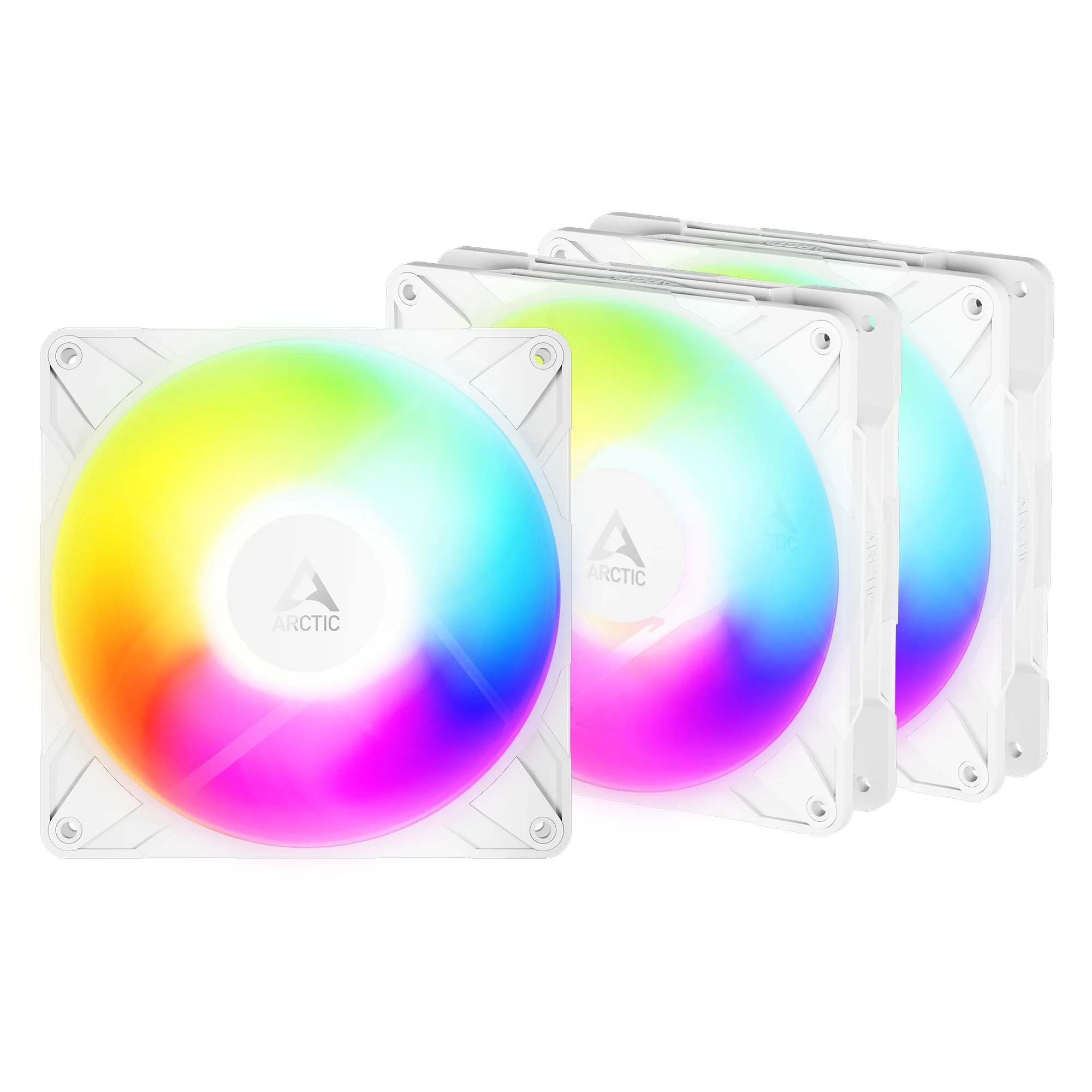 Arctic P14 Pro Reverse 140mm A-RGB PWM 3-Pack Fan with Cable Splitter (Black, White) (ACFAN00327A, ACFAN00328A) - Image 8