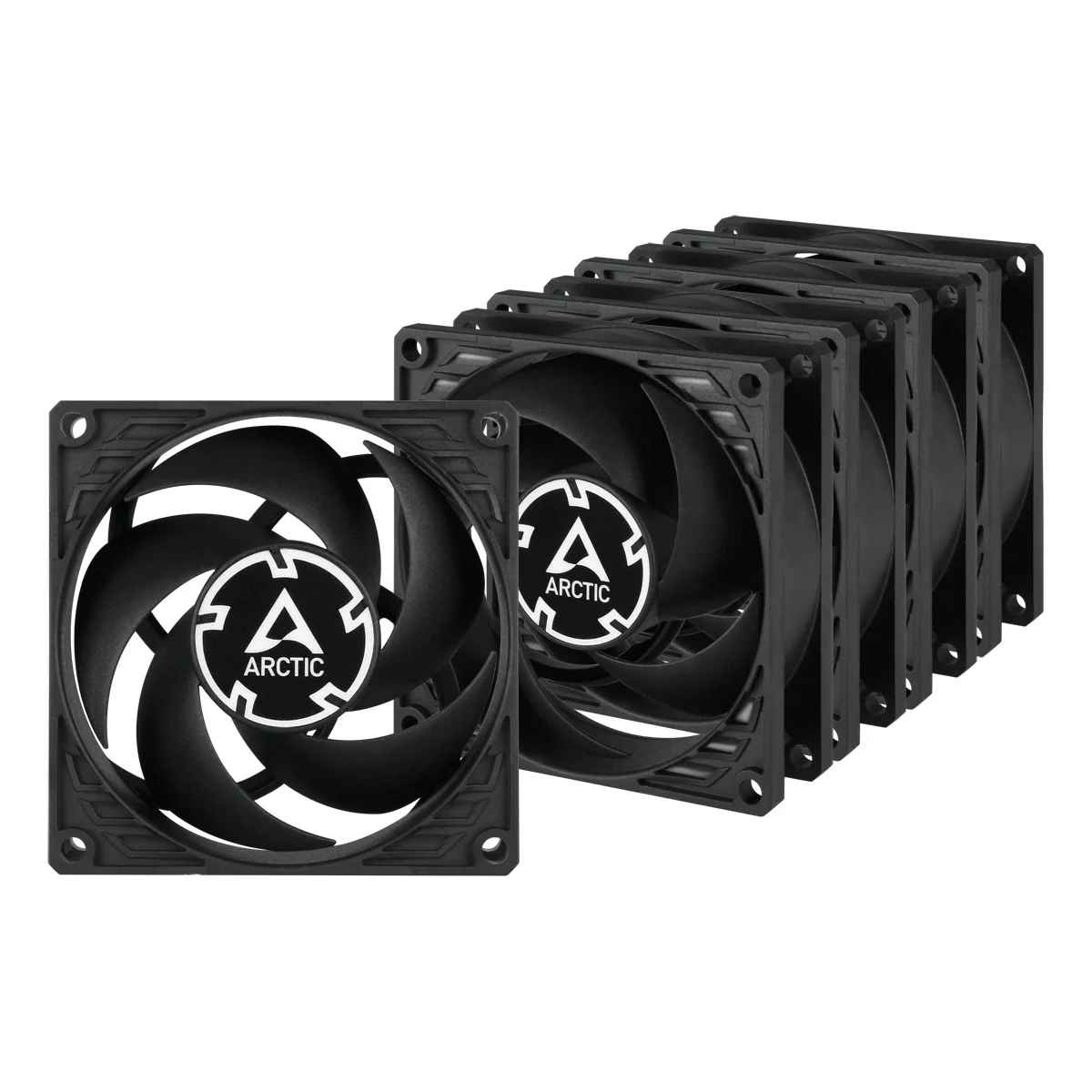 Arctic P8 80mm 5-Pack Fan (Black) (ACFAN00153A)