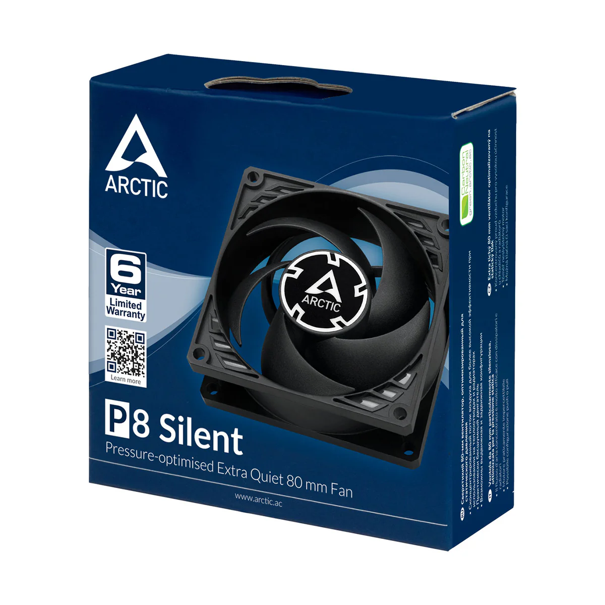 Arctic P8 Silent 80mm Low Noise Single Fan (Black) (ACFAN00152A) - Image 6